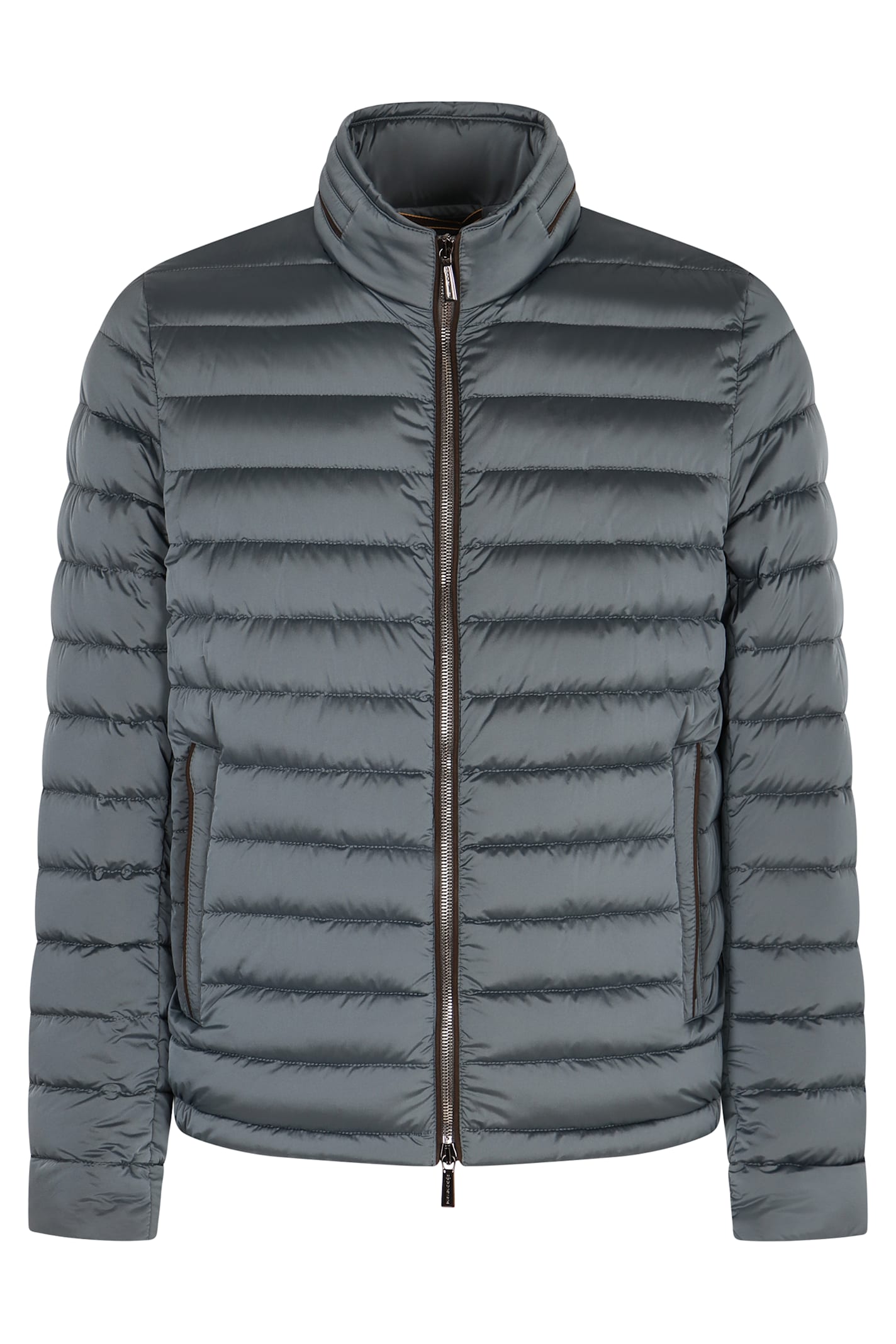 Moorer Techno Fabric Down Jacket In Light Blue