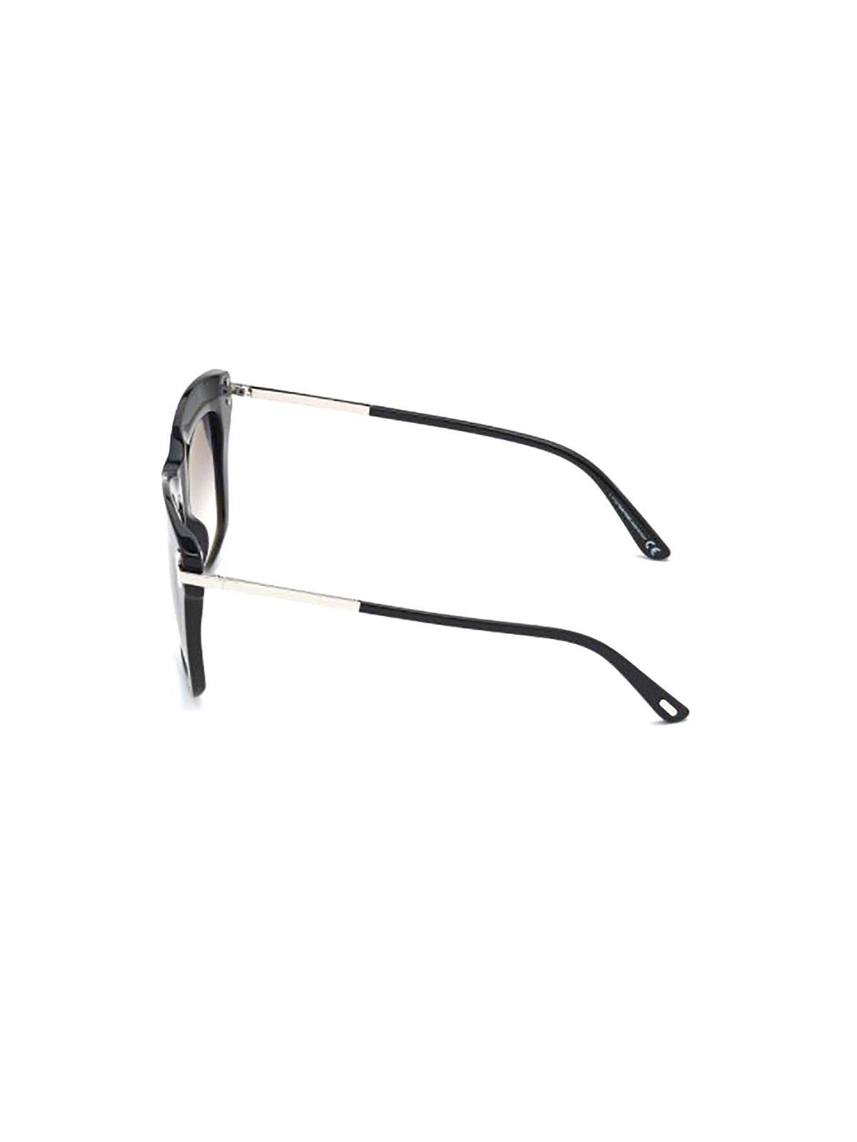 Shop Tom Ford Dasha Square-frame Sunglasses In 01b