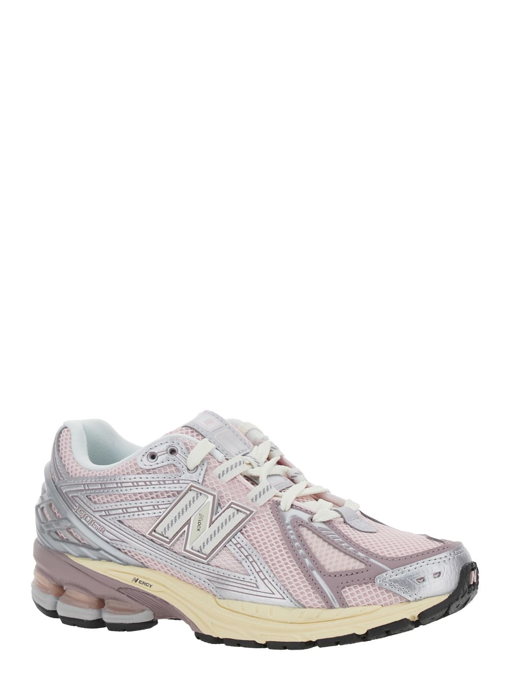 New Balance Pink Low Top Sneakers With Logo Patch On Side And Tongue And Perforated Panels In Tech Fabric Unisex
