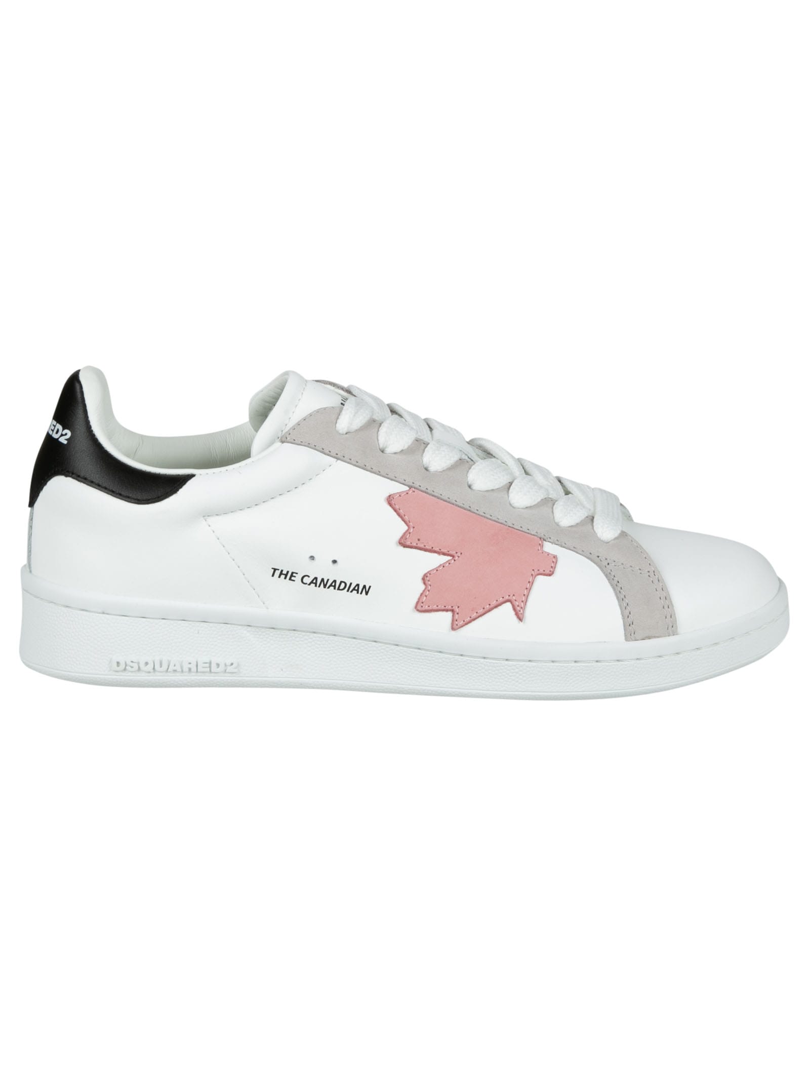 Dsquared2 Maple Leaf Patched Low Sneakers