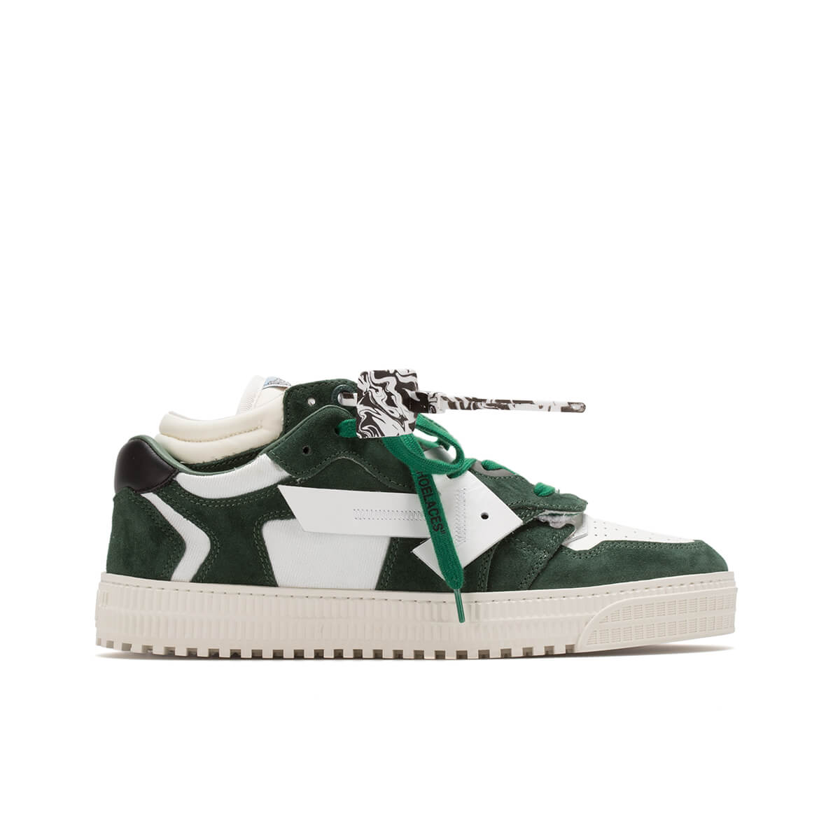 OFF-WHITE FLOATING ARROW SUEDE SNEAKERS,OMIA151S21LEA0010155 White