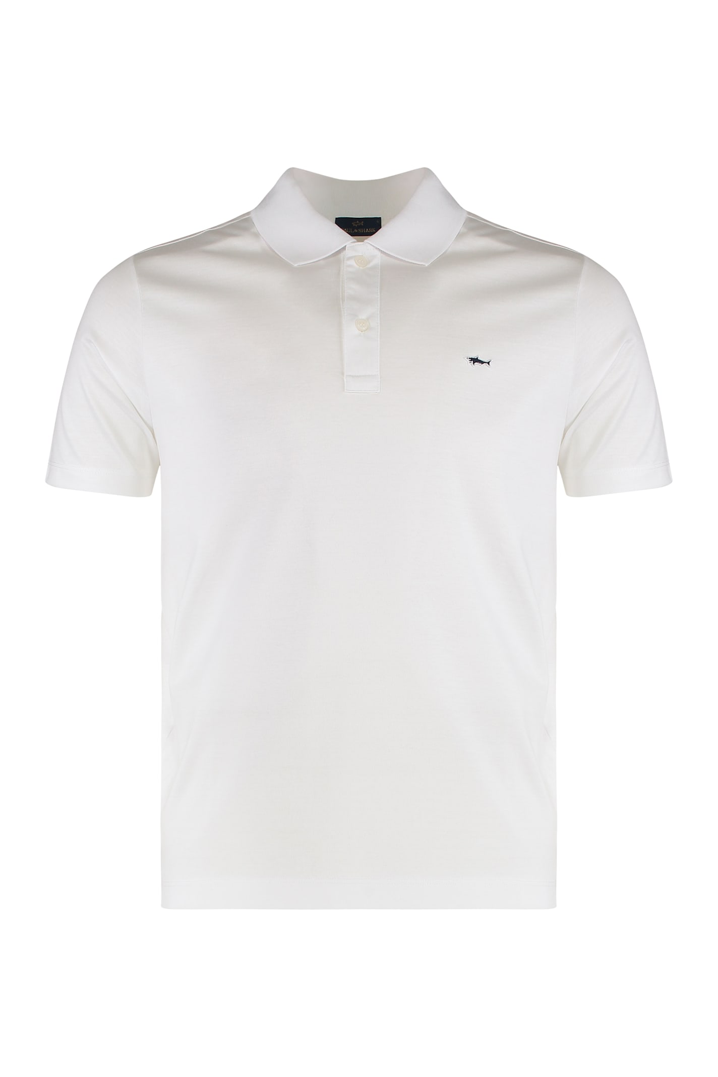 Paul&amp;shark Cotton Jersey Polo Shirt In White