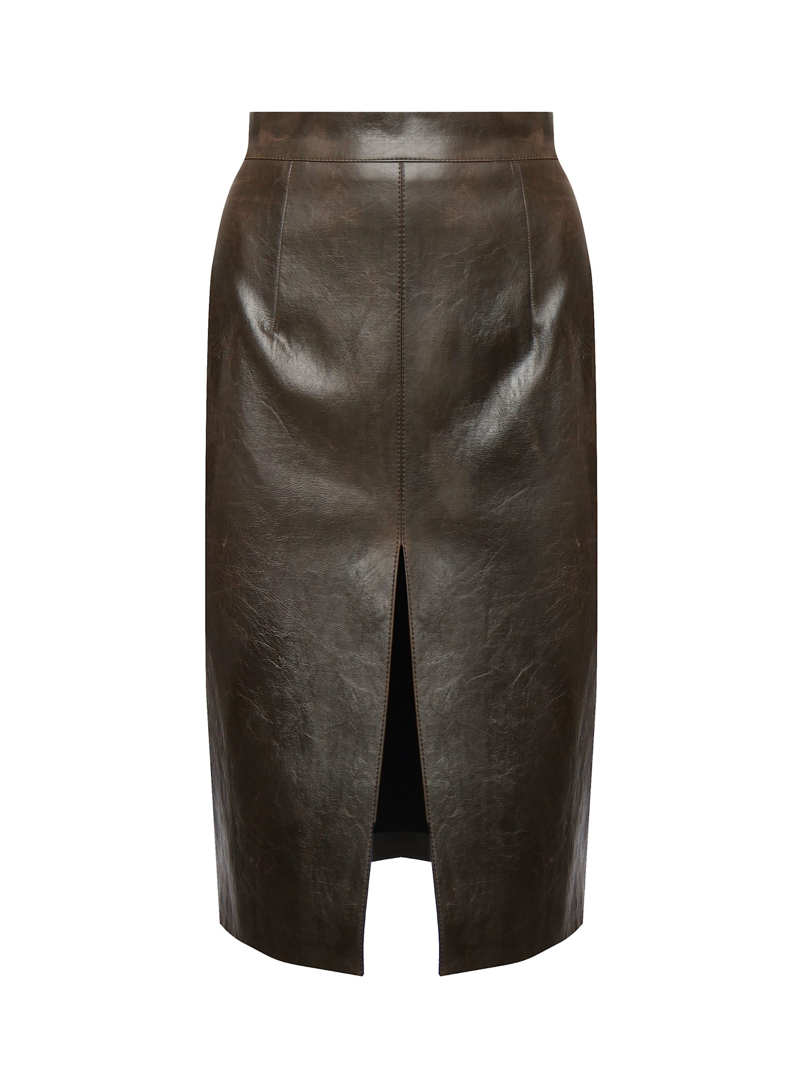 Claudia Leather Skirt