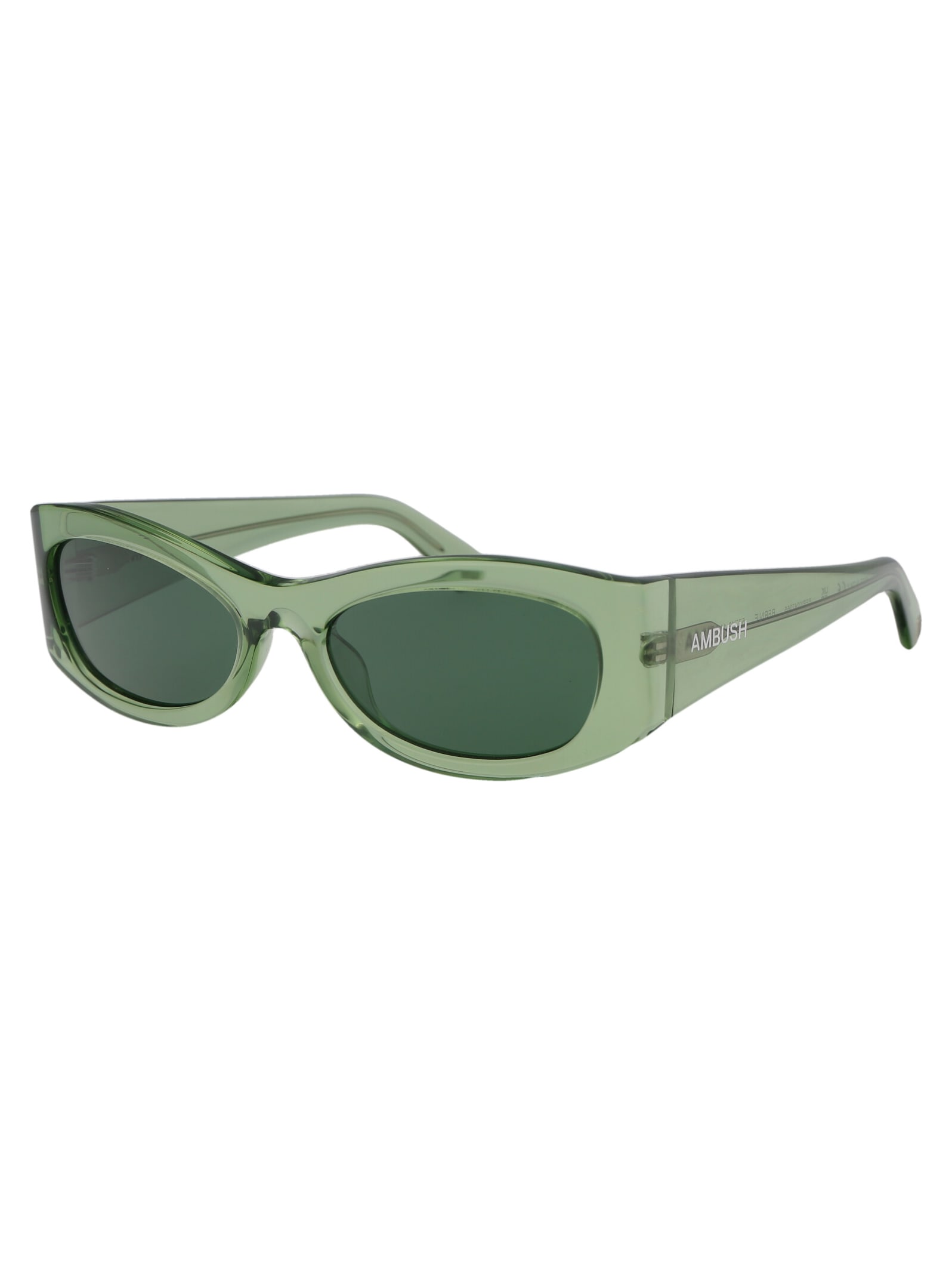 Shop Ambush Bernie Sunglasses In 7055 Green