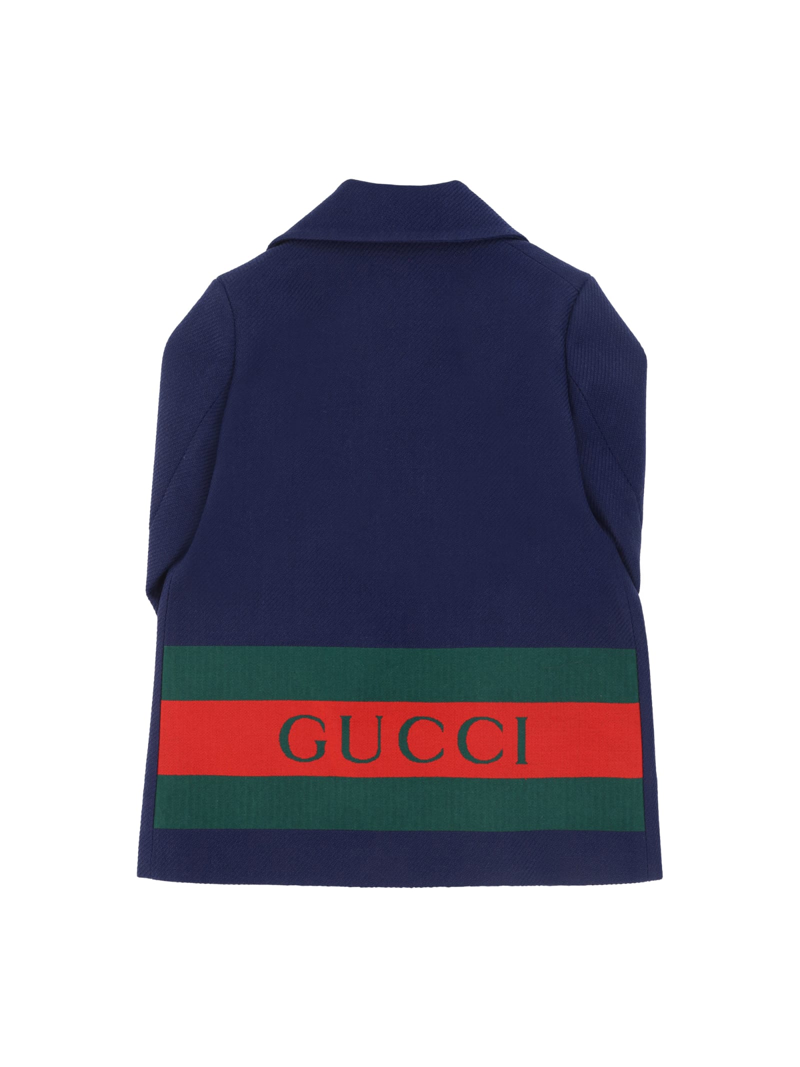 Gucci Coat For Boy In Blu