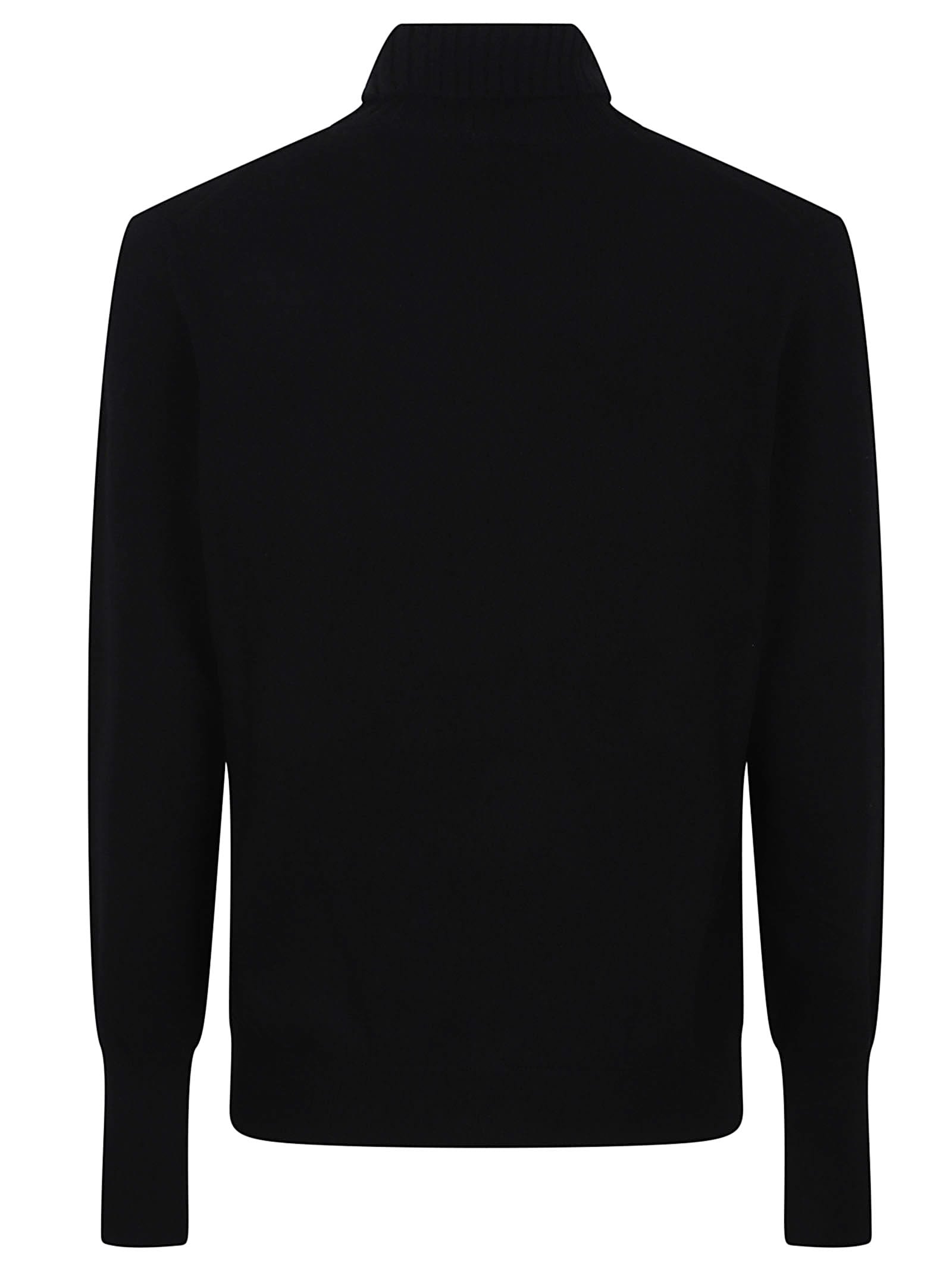 Ballantyne T Neck Pullover In Black