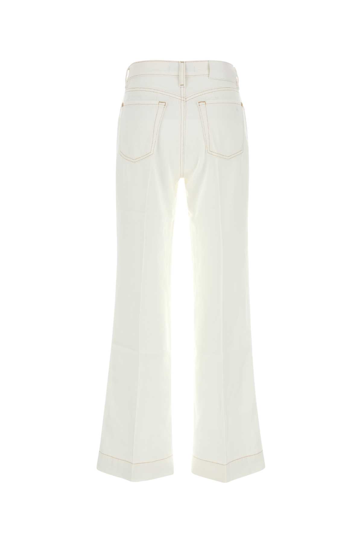 7 For All Mankind Seven For All Mankind Jeans In White