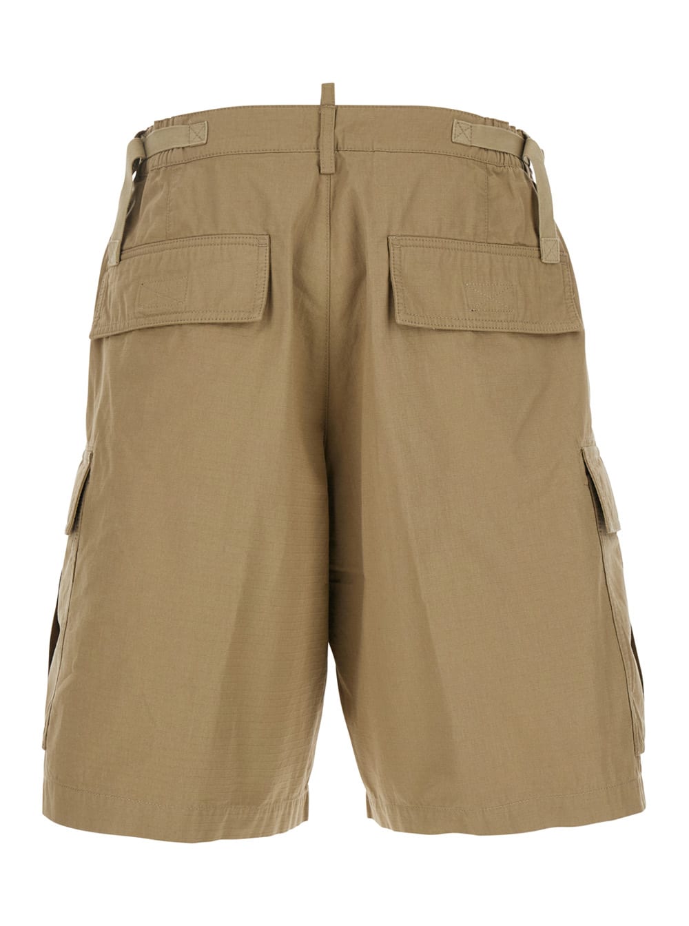 Dsquared2 'icon New Generation' Beige Cargo Shorts In Brown