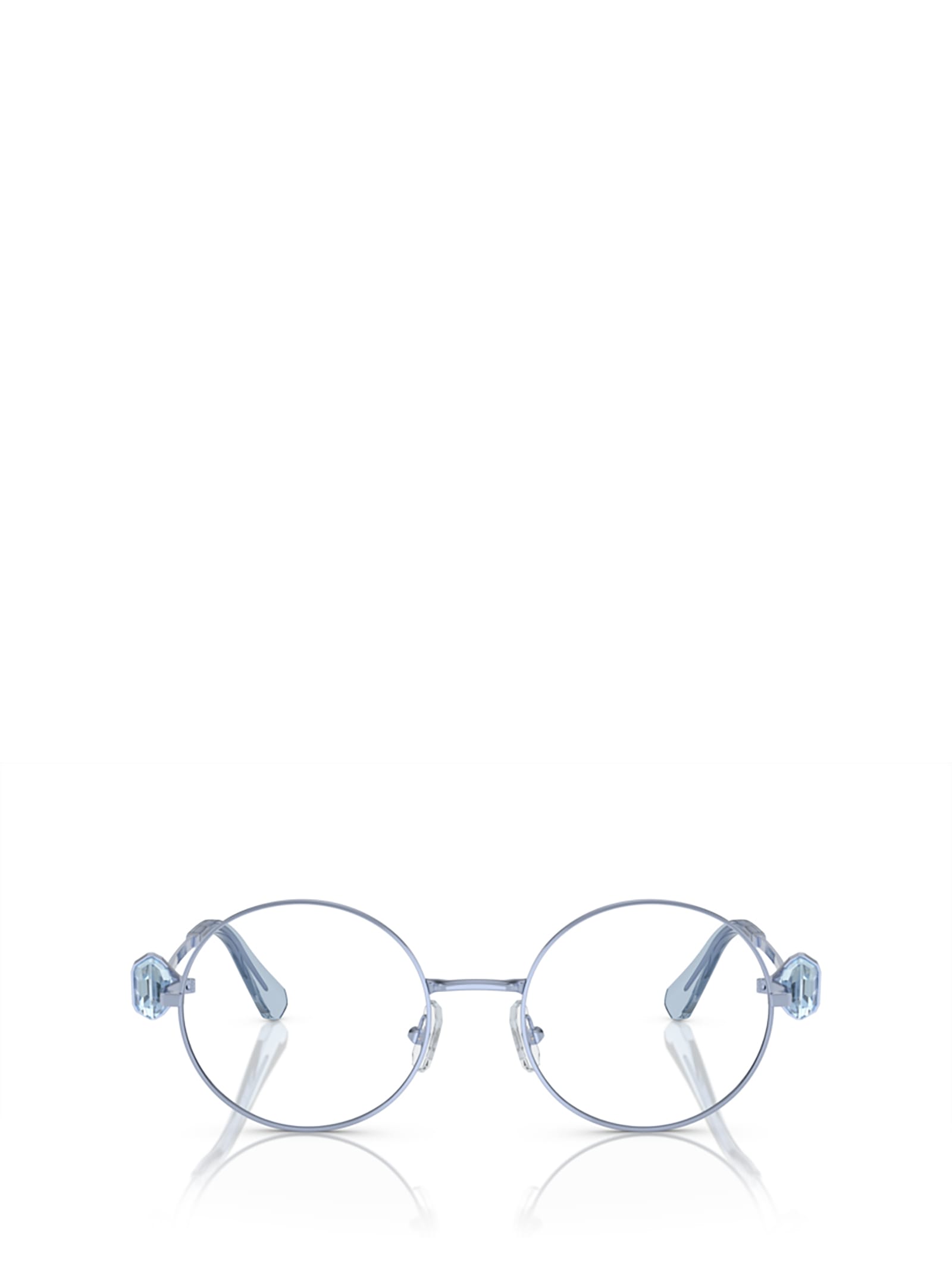 Shop Swarovski Sk1001 Light Blue Glasses