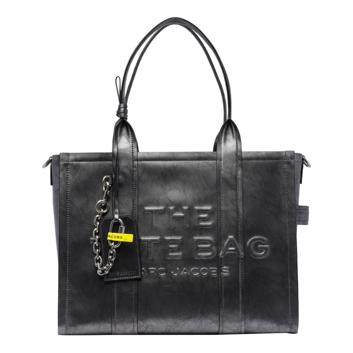 The Metallic Distressed Large Tote Bag