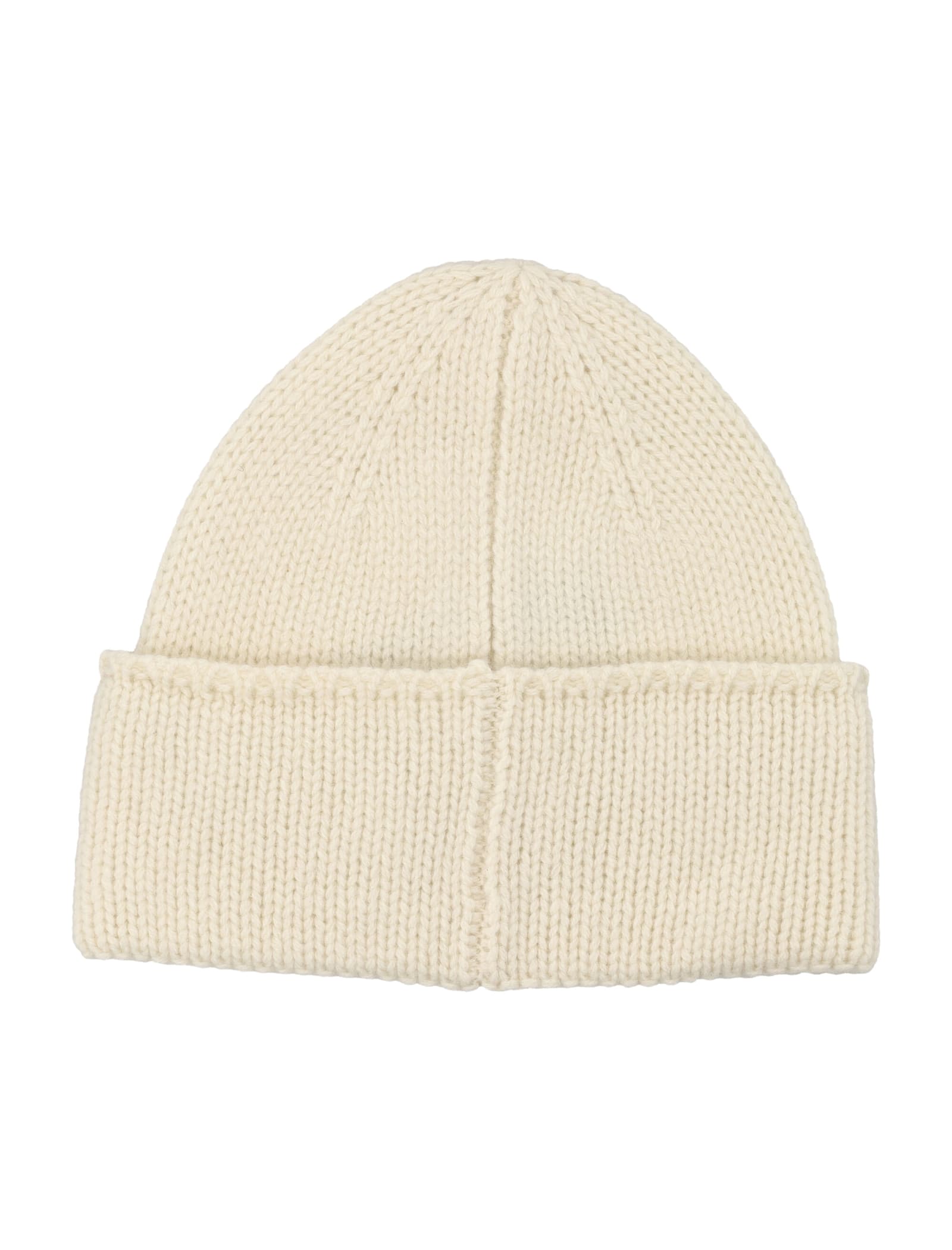 Polo Ralph Lauren Wool Knit Beanie With Embroidered Logo In White