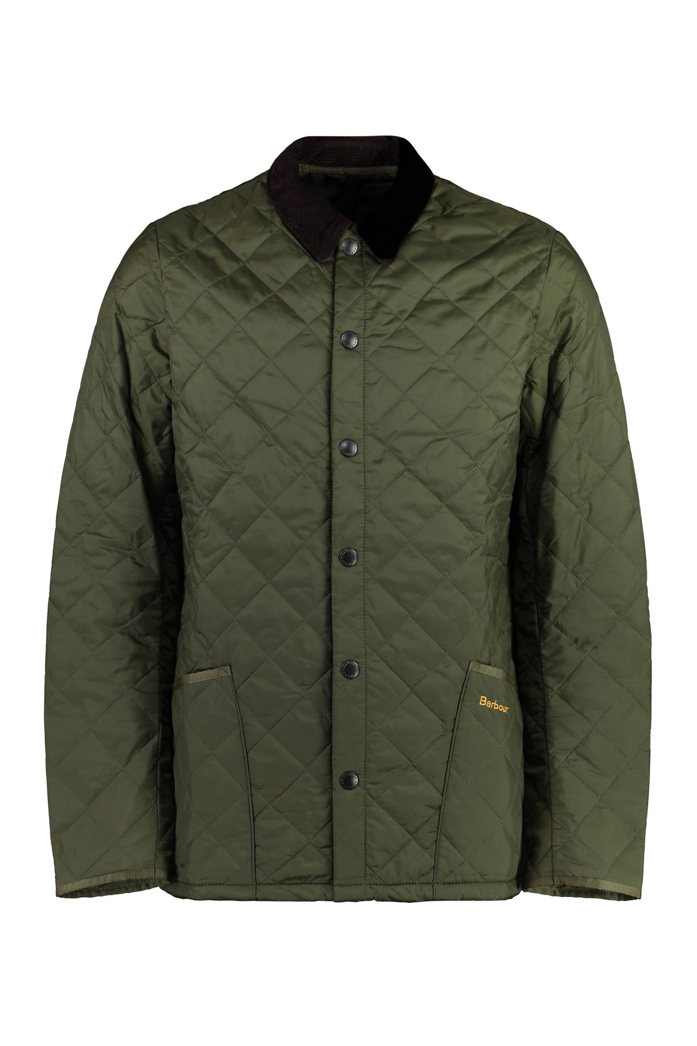 Shop Barbour Heritage Liddesdale Quilted Jacket In Green