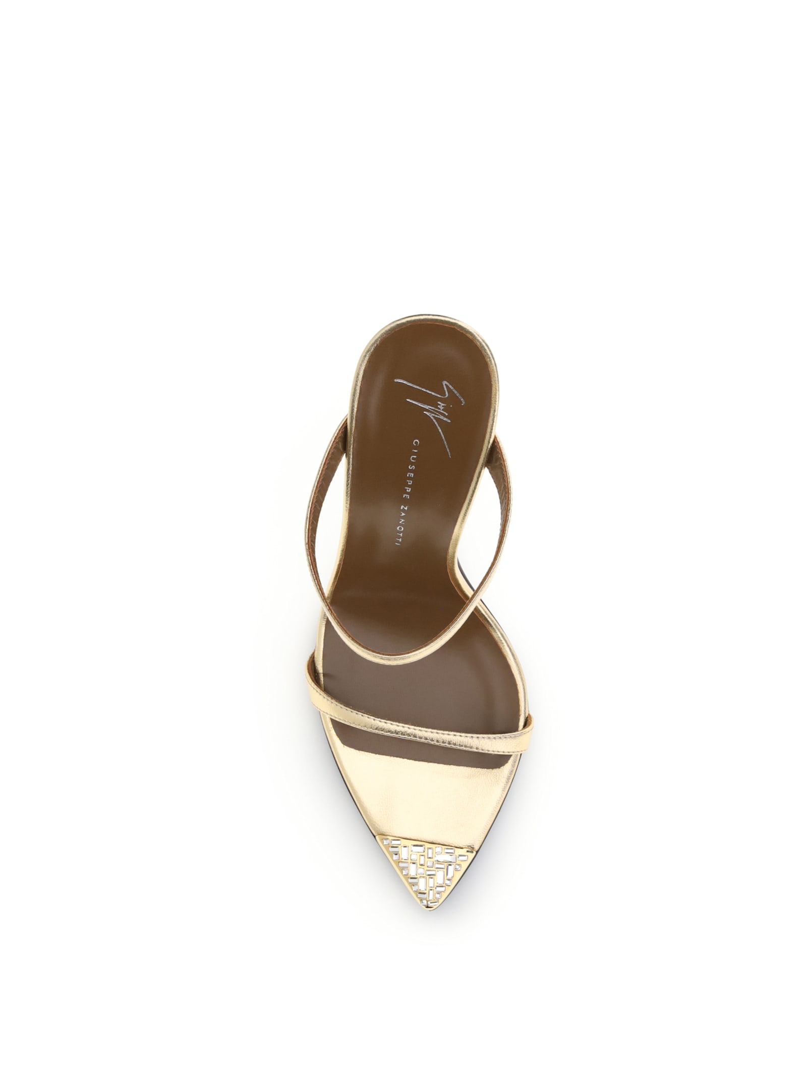 Giuseppe Zanotti Intriigo Jewelry Sandals In Gold