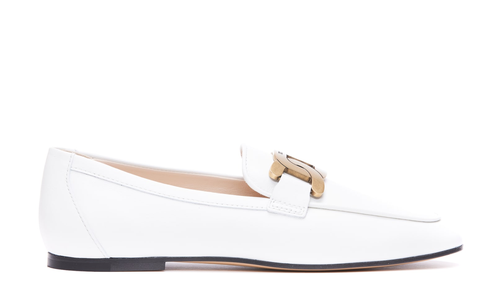 Shop Tod's Kate Loafers In White