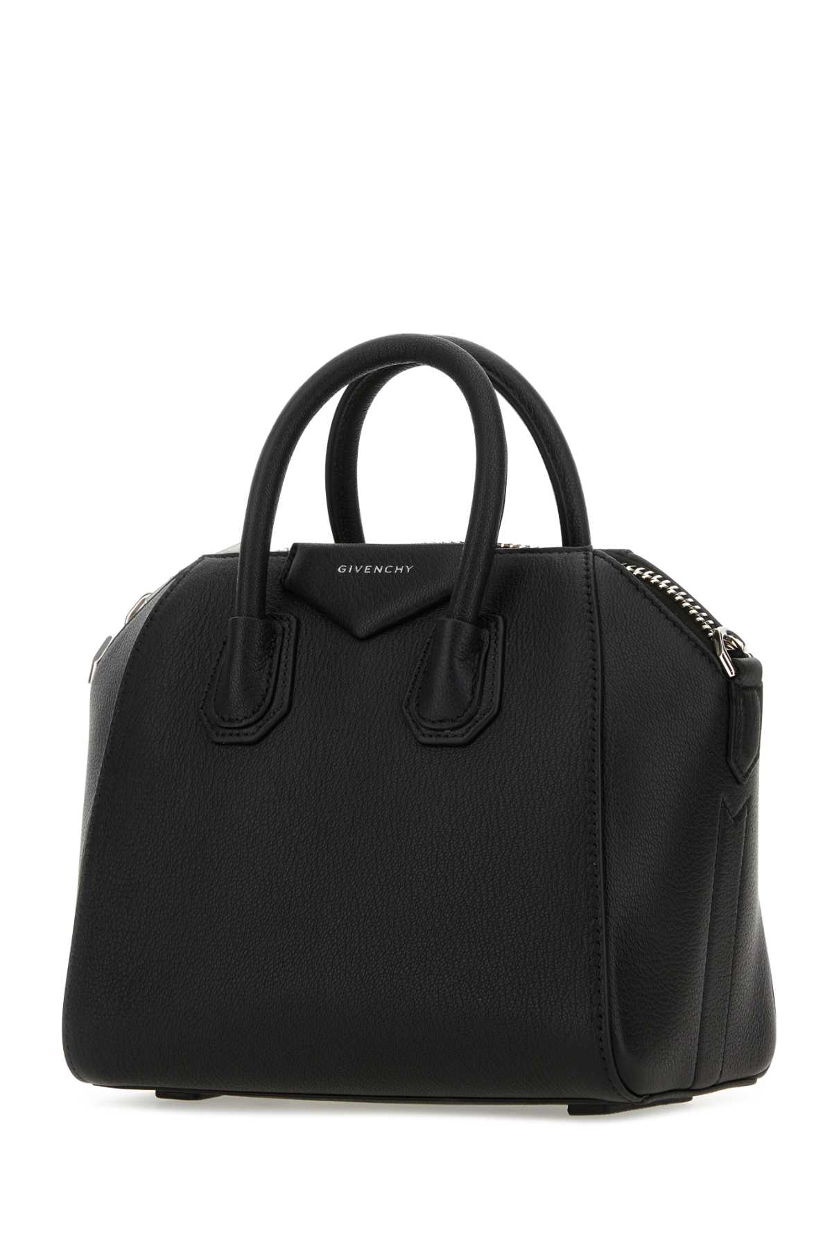 Givenchy Black Leather Mini Antigona Handbag