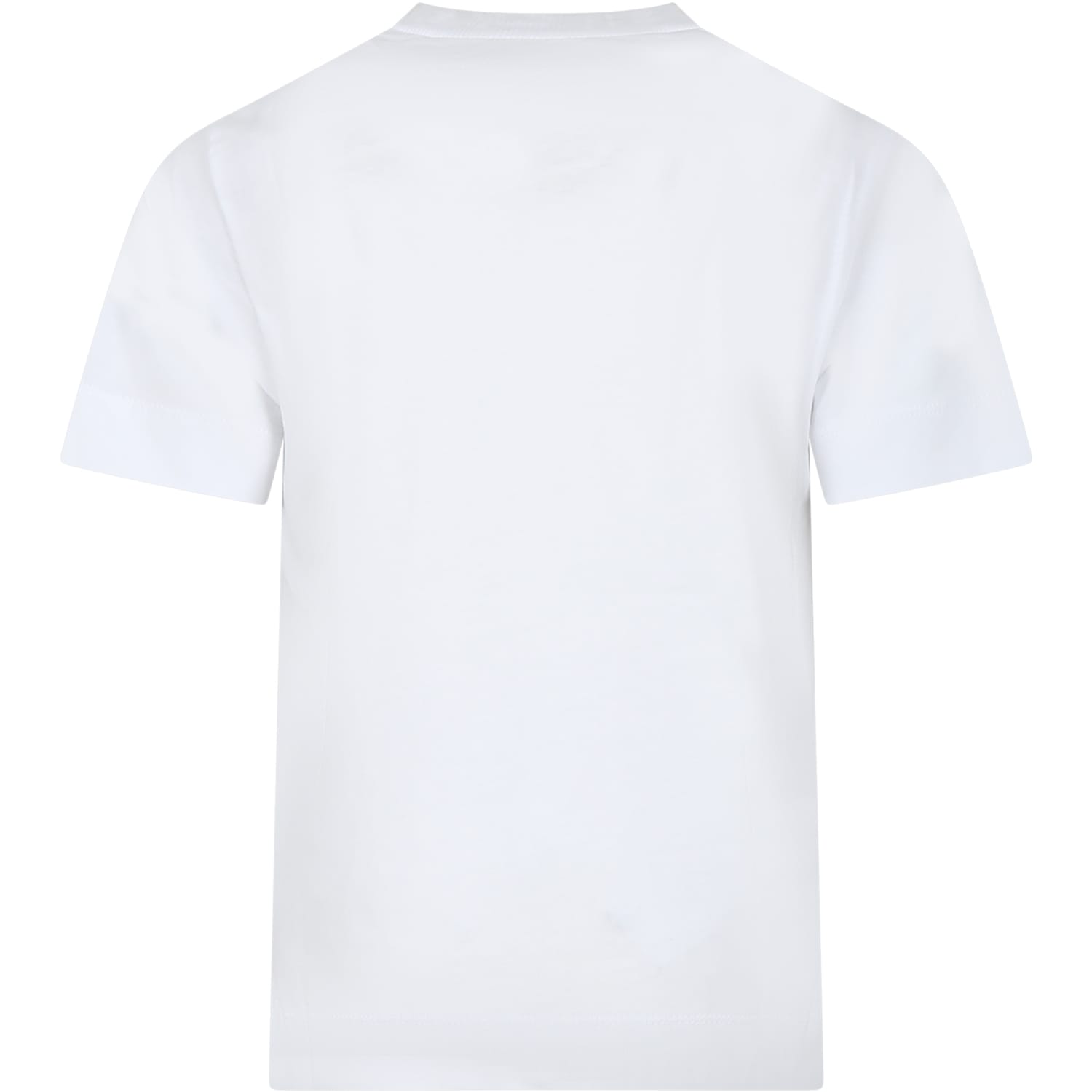 Shop Marni White T-shirt For Kids With Logo