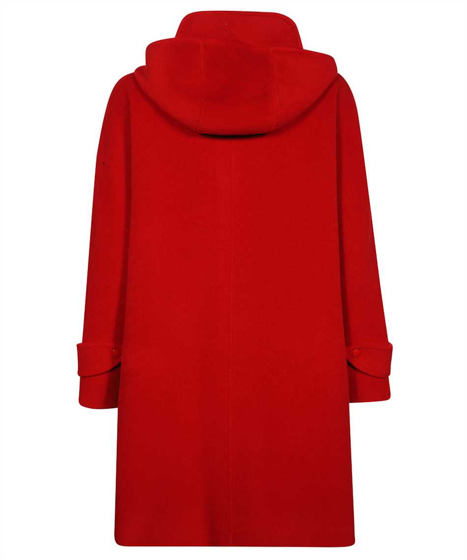 Max Mara Virgin Wool Coat In Red