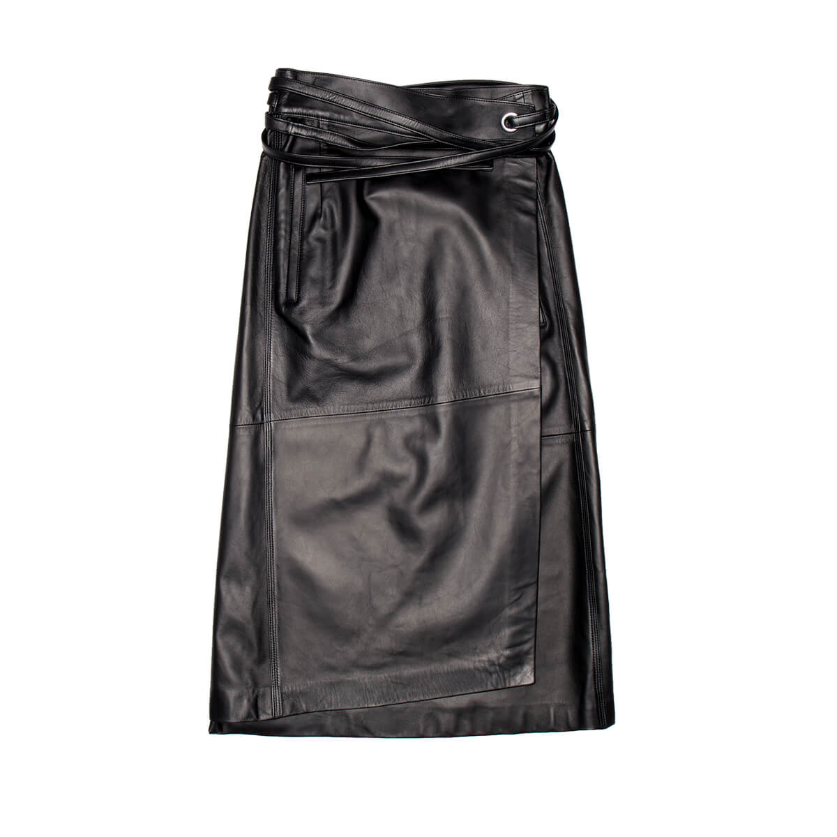 AMBUSH Leather Wrap Skirt