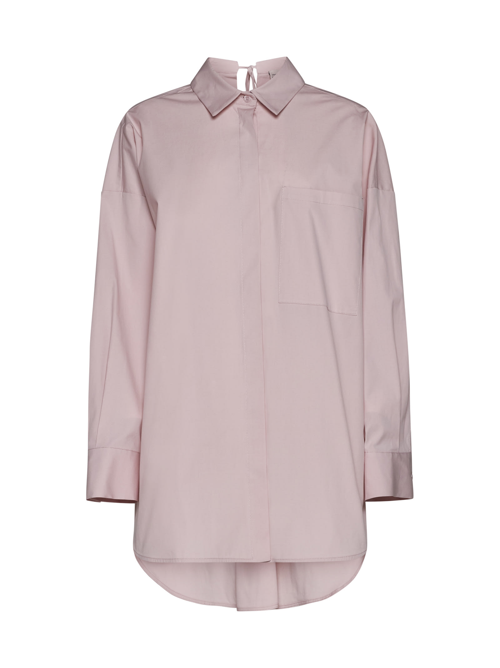 Shop Semicouture Shirt In Pastel Pink
