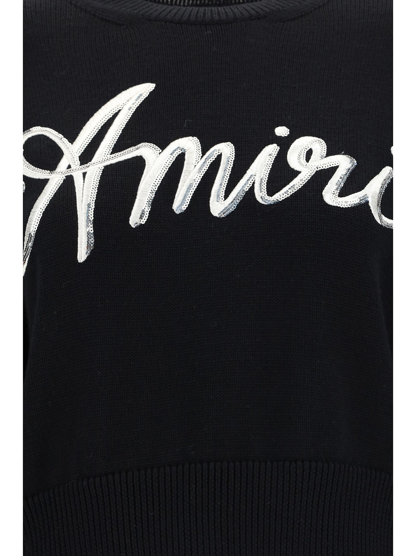 Shop Amiri Sweater In Black