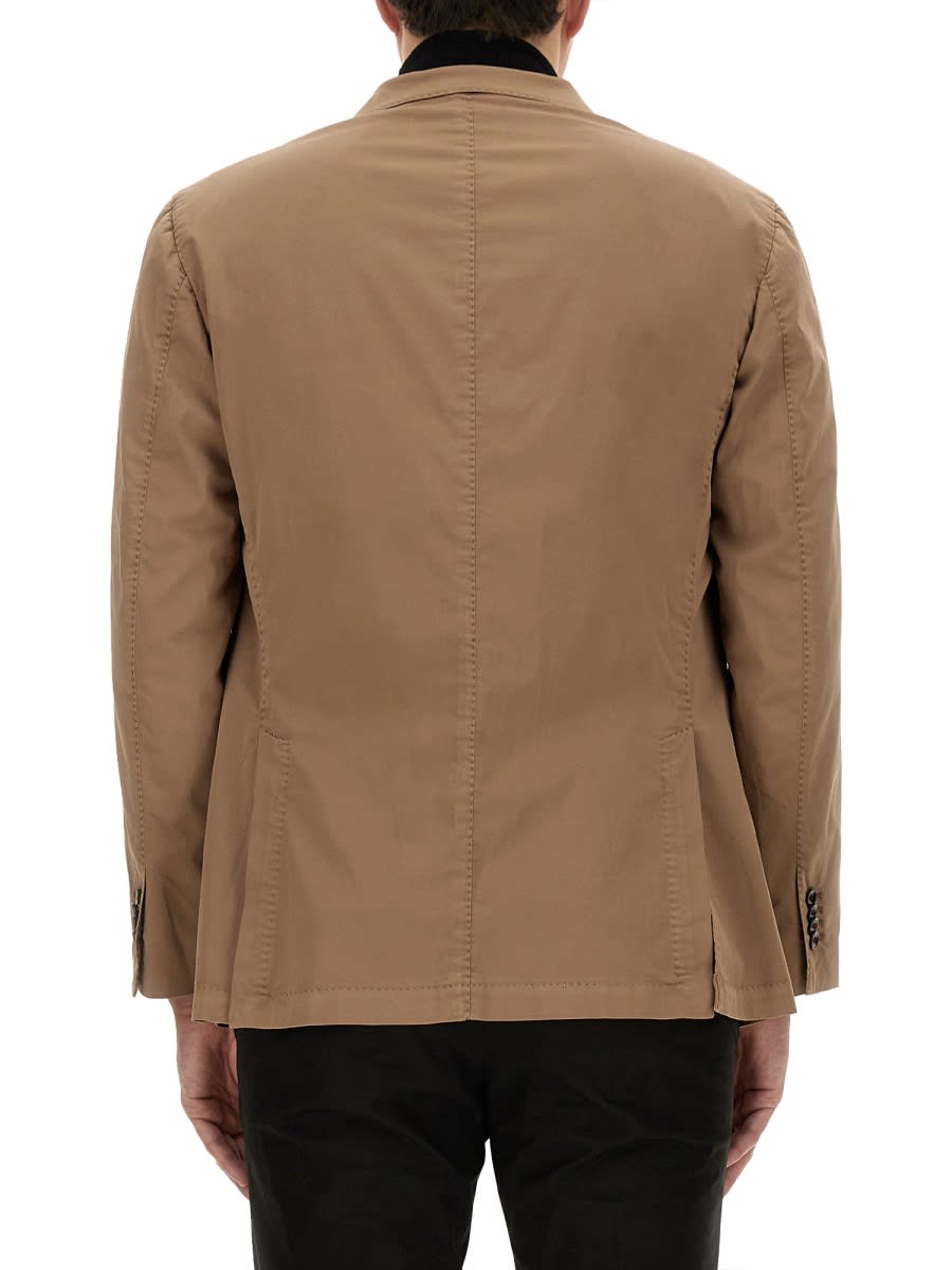 Shop Boglioli Single-breasted Jacket In Brown