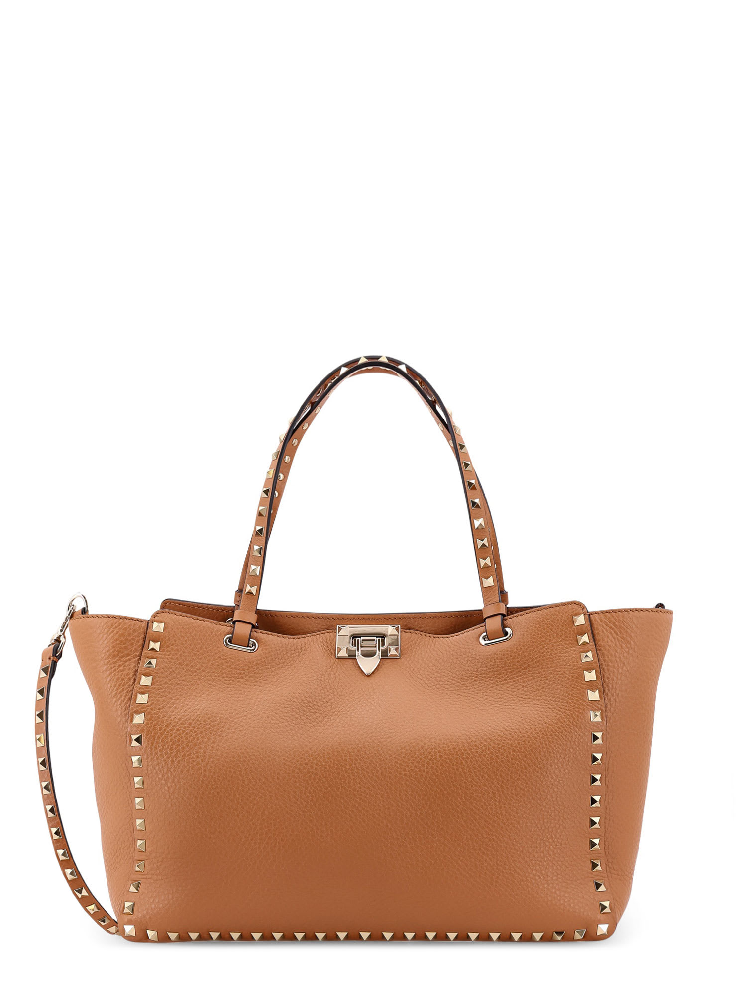 Shop Valentino Shoulder Bag In Brown