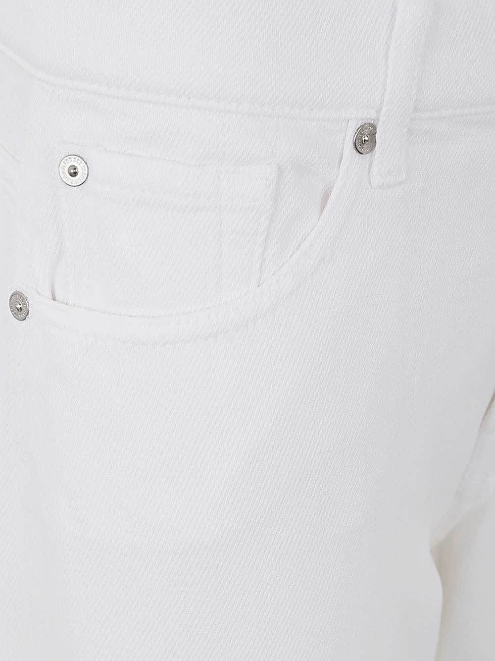 Shop 7 For All Mankind Tess Trouser Colored Tencel In White