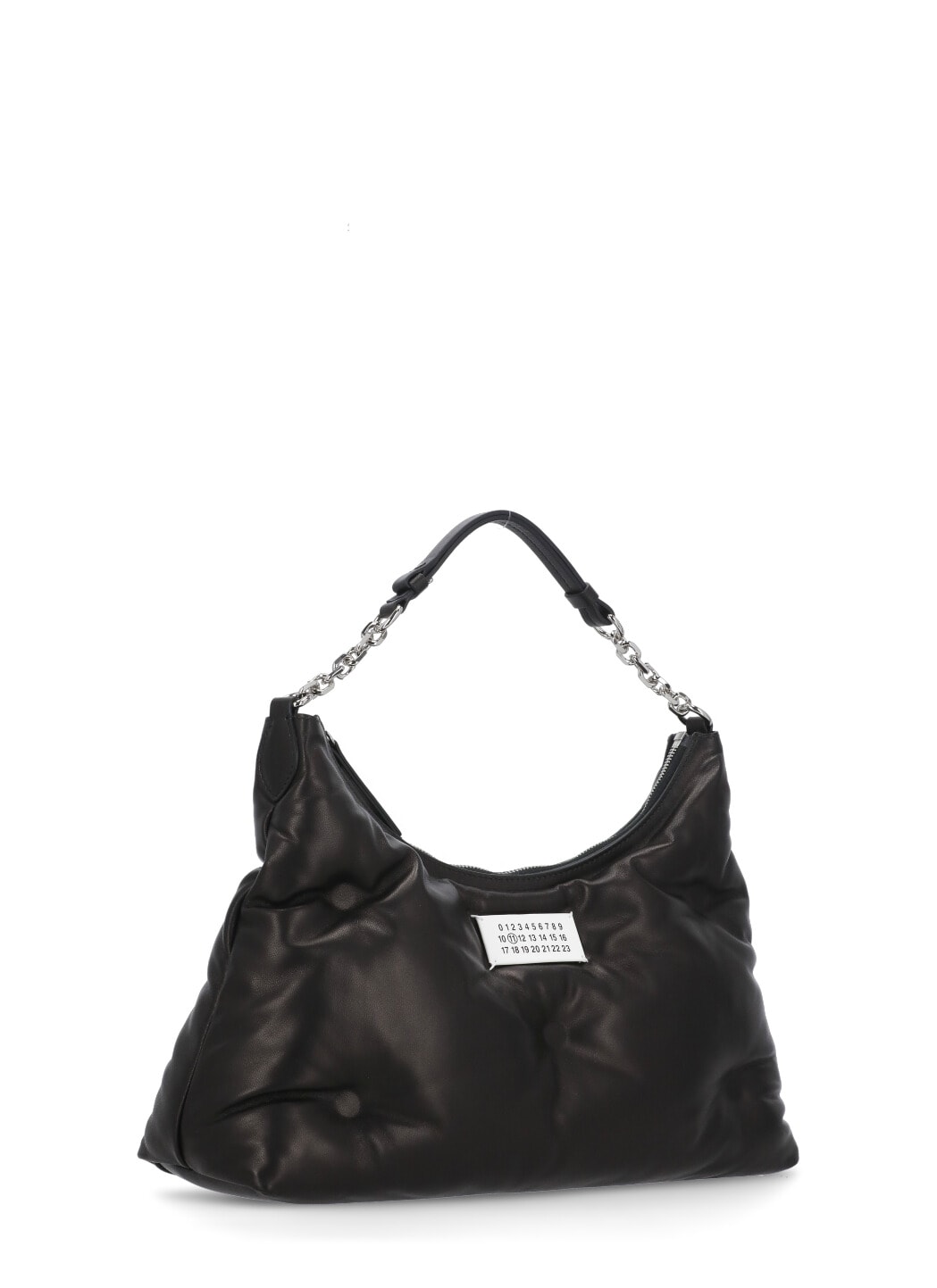 Shop Maison Margiela Glam Slam Hobo Medium Bag In Black