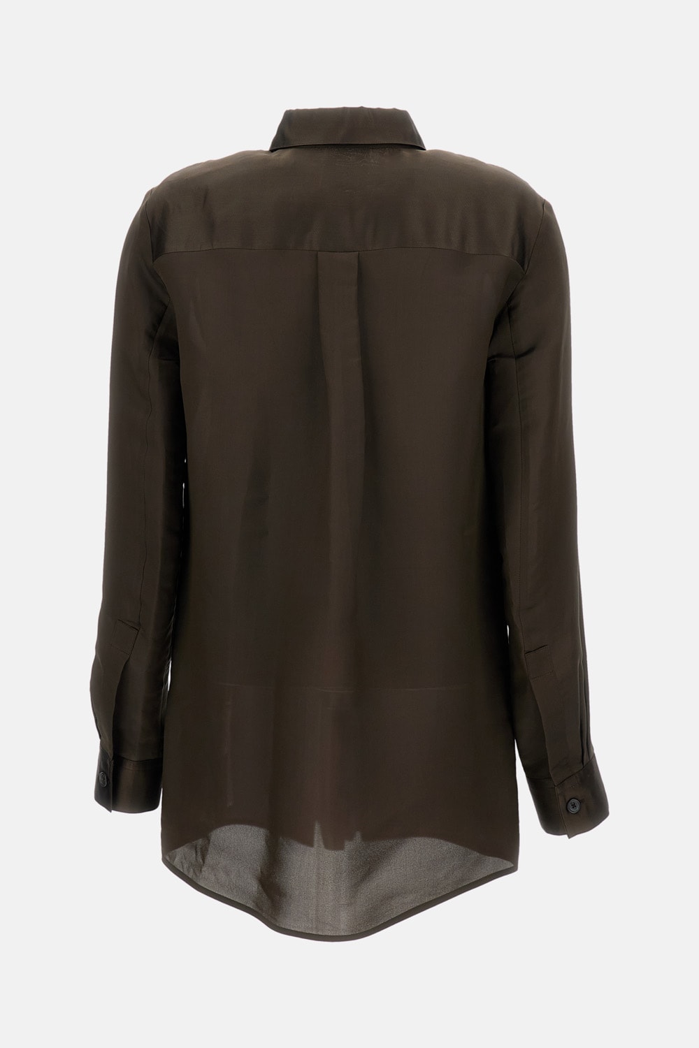 Khaite Auryn Shirt In Brown