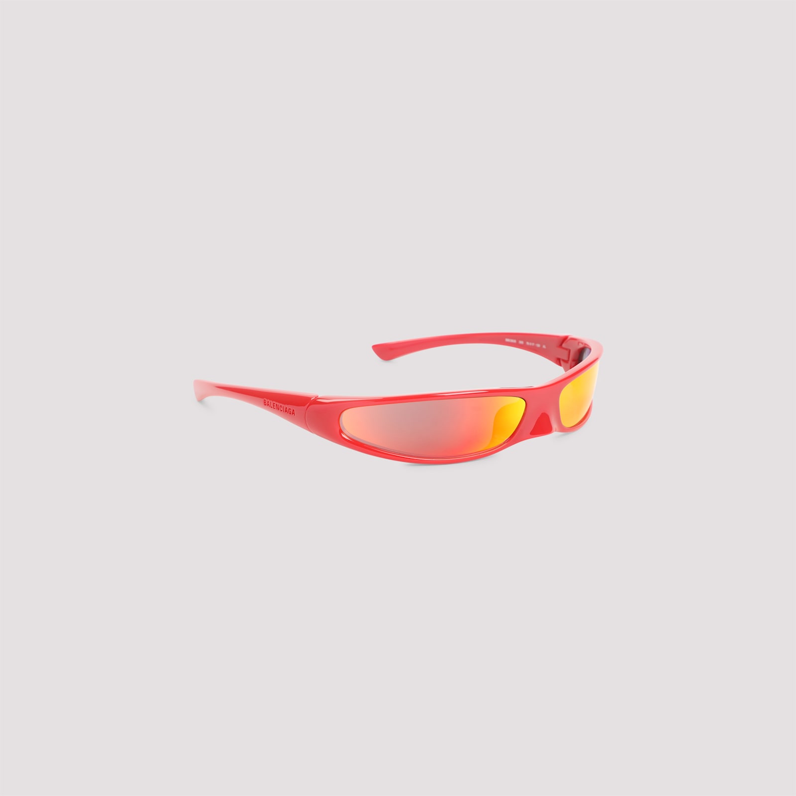 Balenciaga Blade Rectangular Wraparound Sunglasses In Pink
