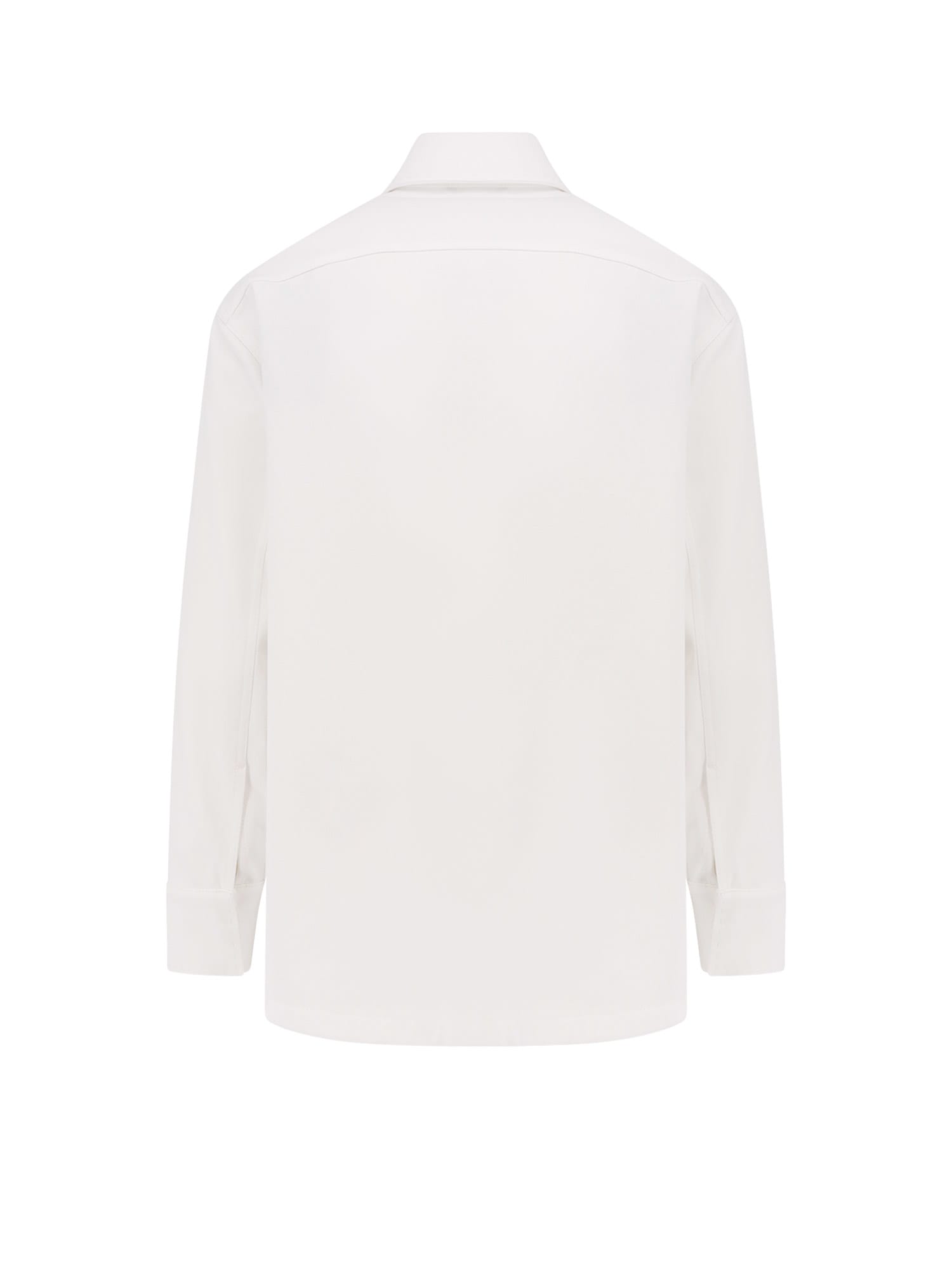 Fendi Selleria Stitching Denim Jacket In White
