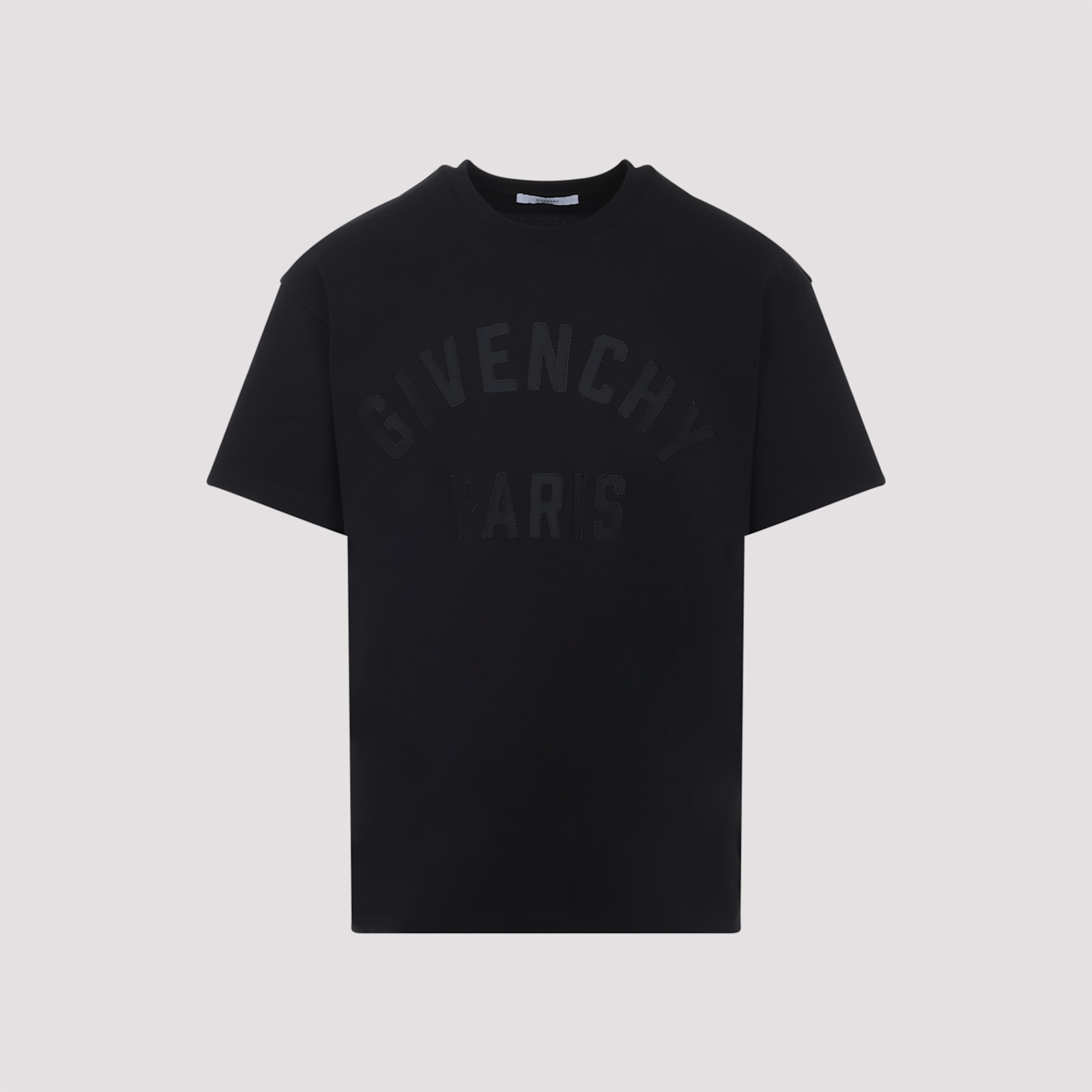 Givenchy Men Cotton T-shirt In Black