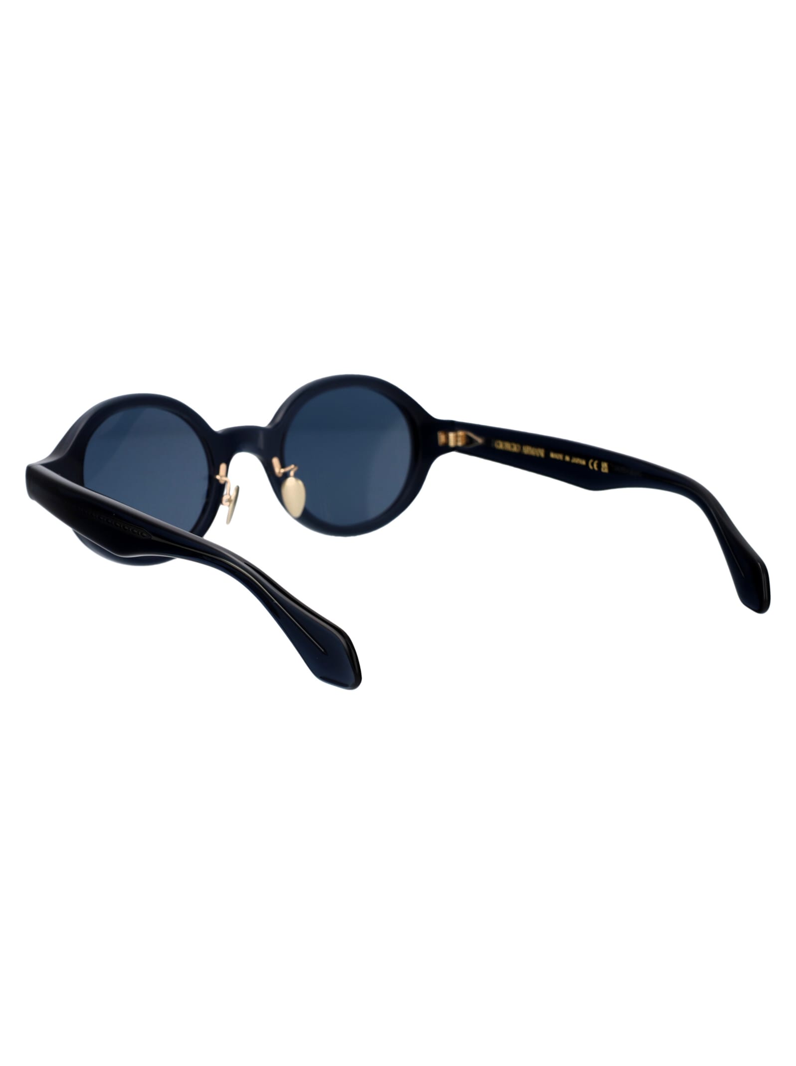 Giorgio Armani 0ar8205 Sunglasses In 606419 Transparent Blue