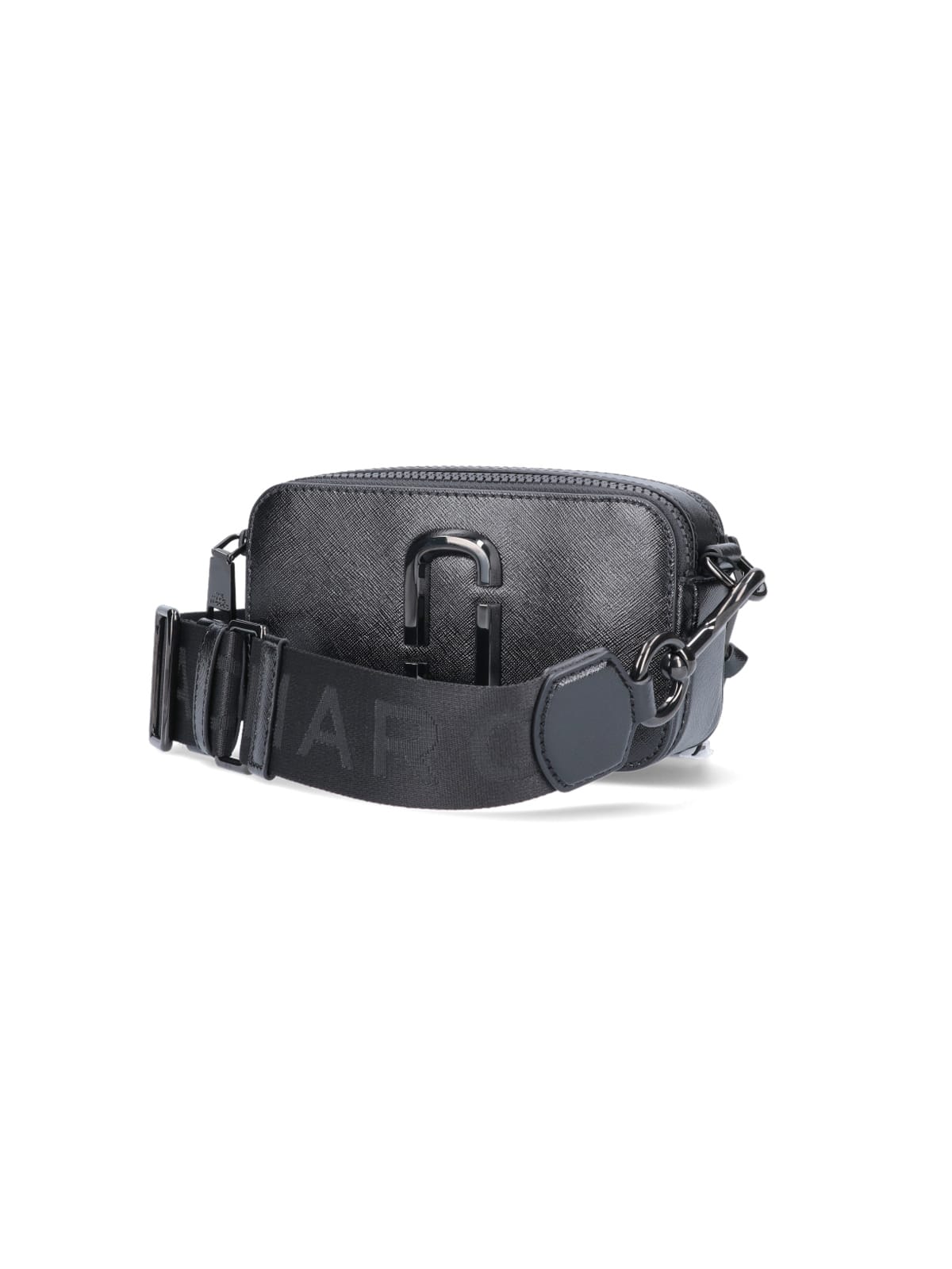Marc Jacobs The Snapshot Dtm Shoulder Bag In Black