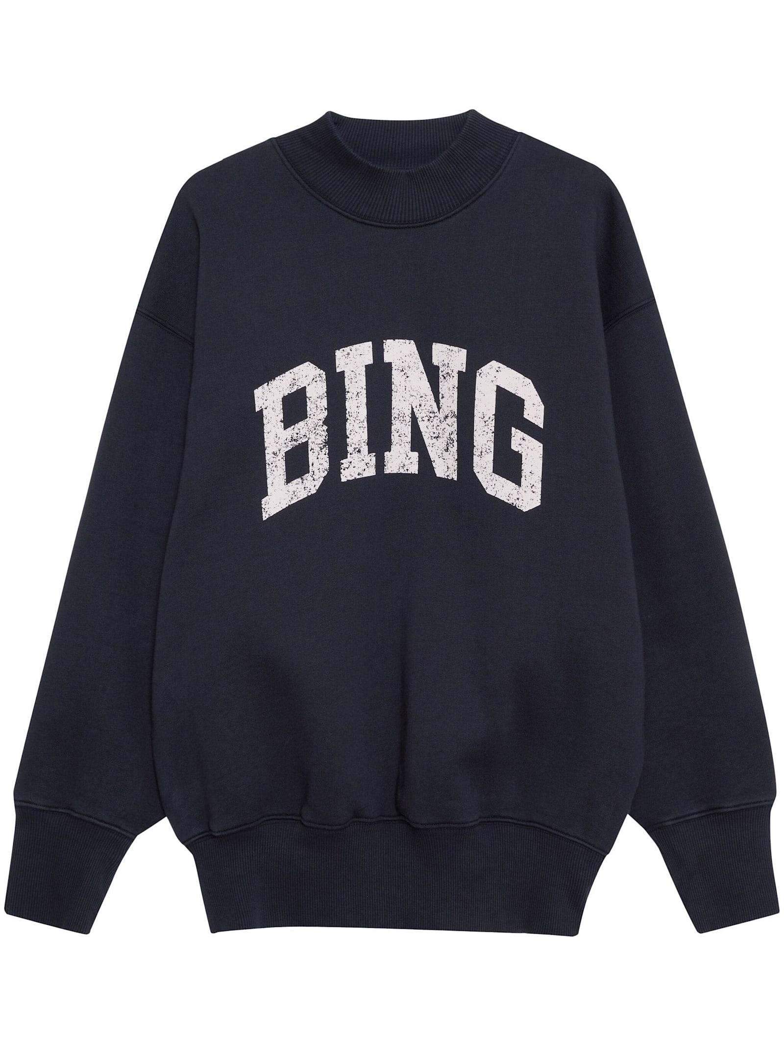 Shop Anine Bing Bradie Sweatshirt In Navy