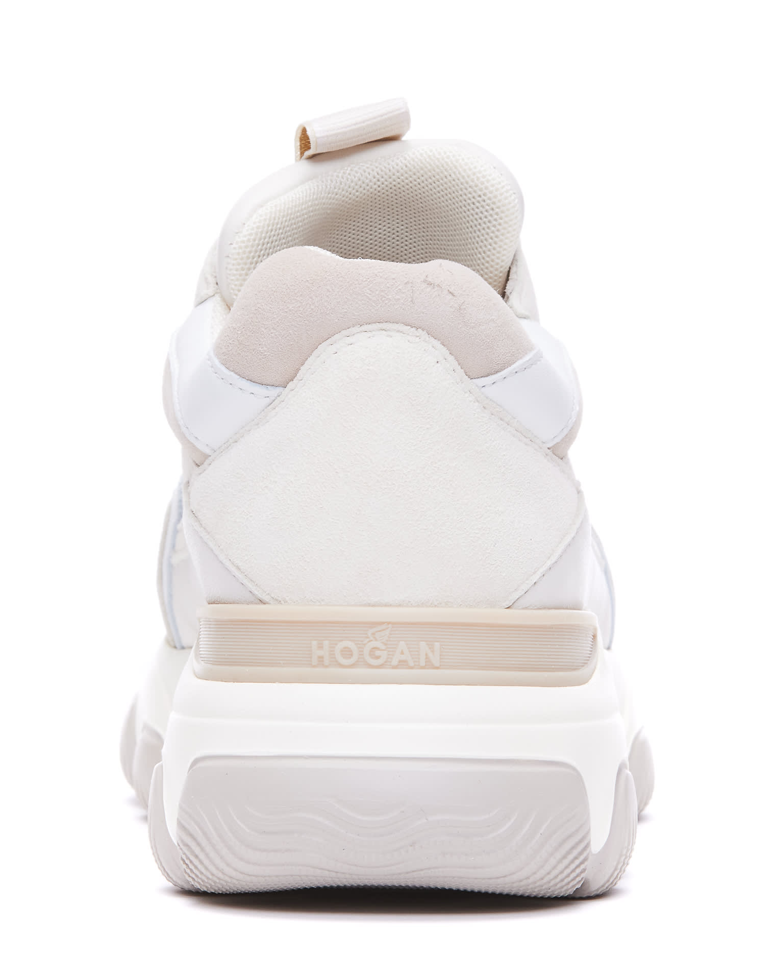Shop Hogan Hyperactive Sneakers In O Bianco/beige