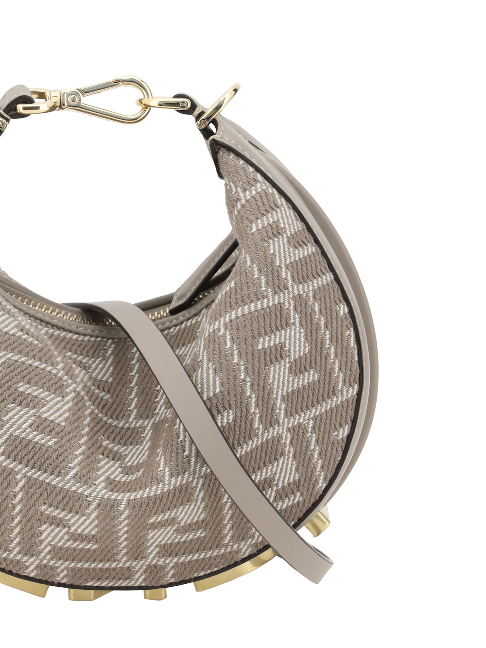 Shop Fendi Graphy Mini Hobo Bag