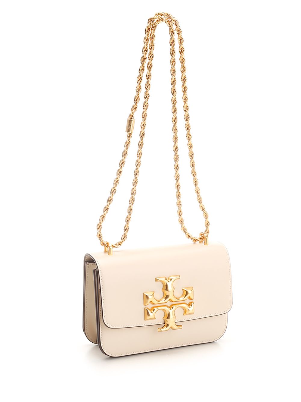 Shop Tory Burch Eleanor Shoulder Bag In Beige