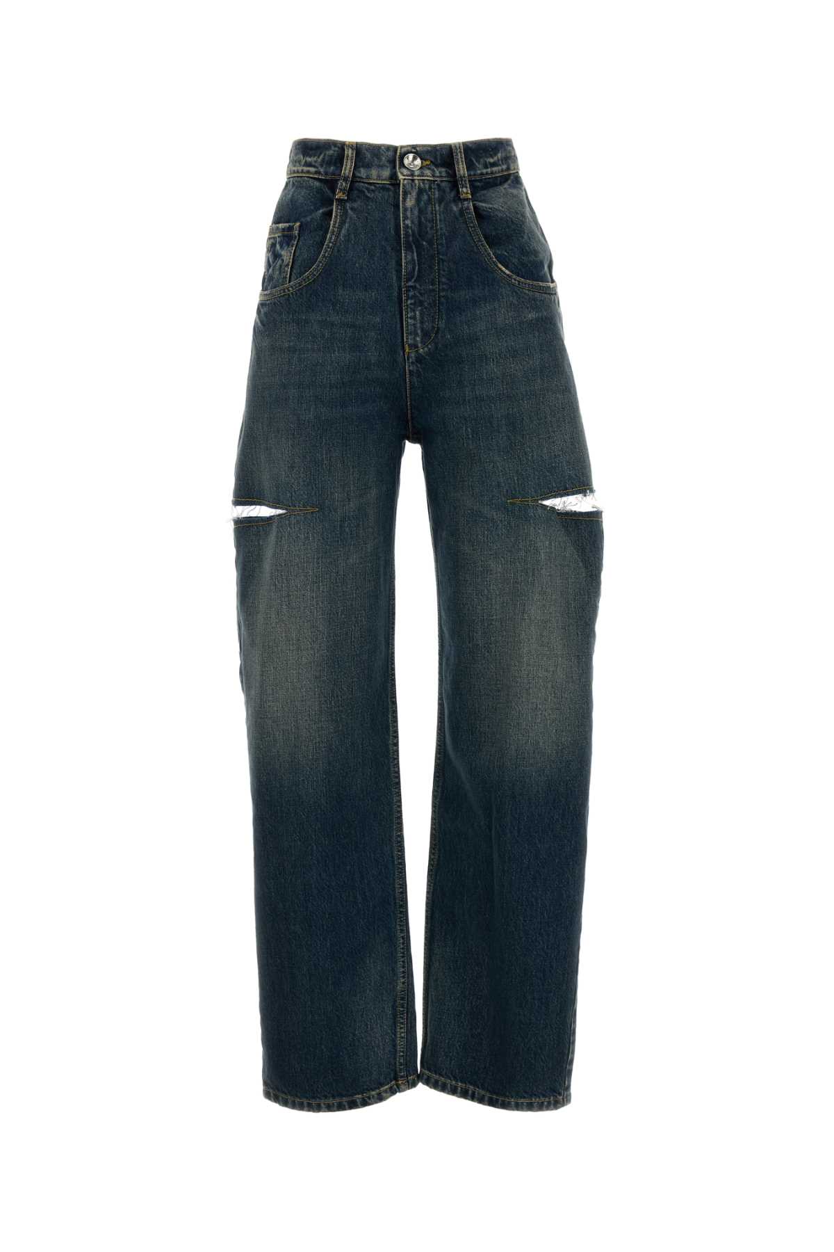 Maison Margiela Denim Jeans In Black