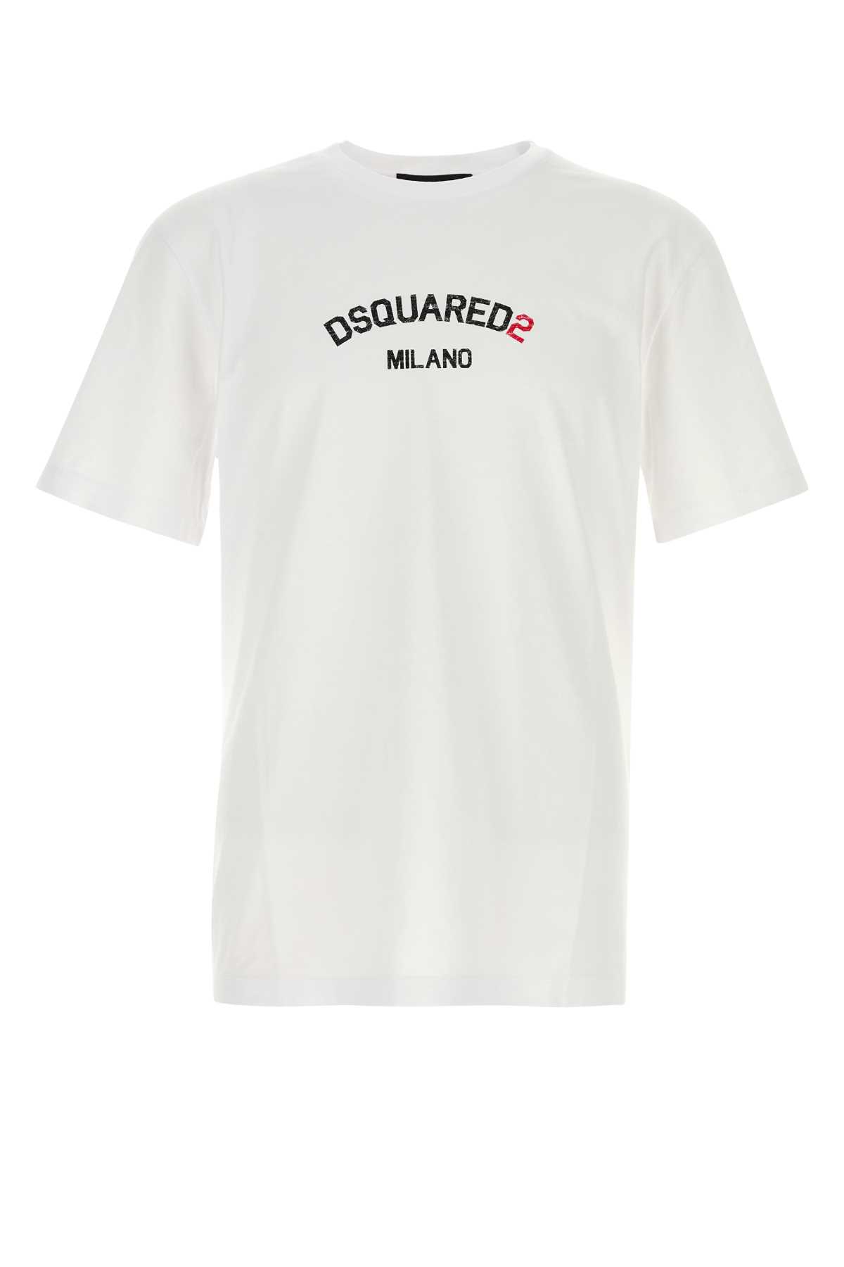 Dsquared2 Short-sleeved T-shirt In White