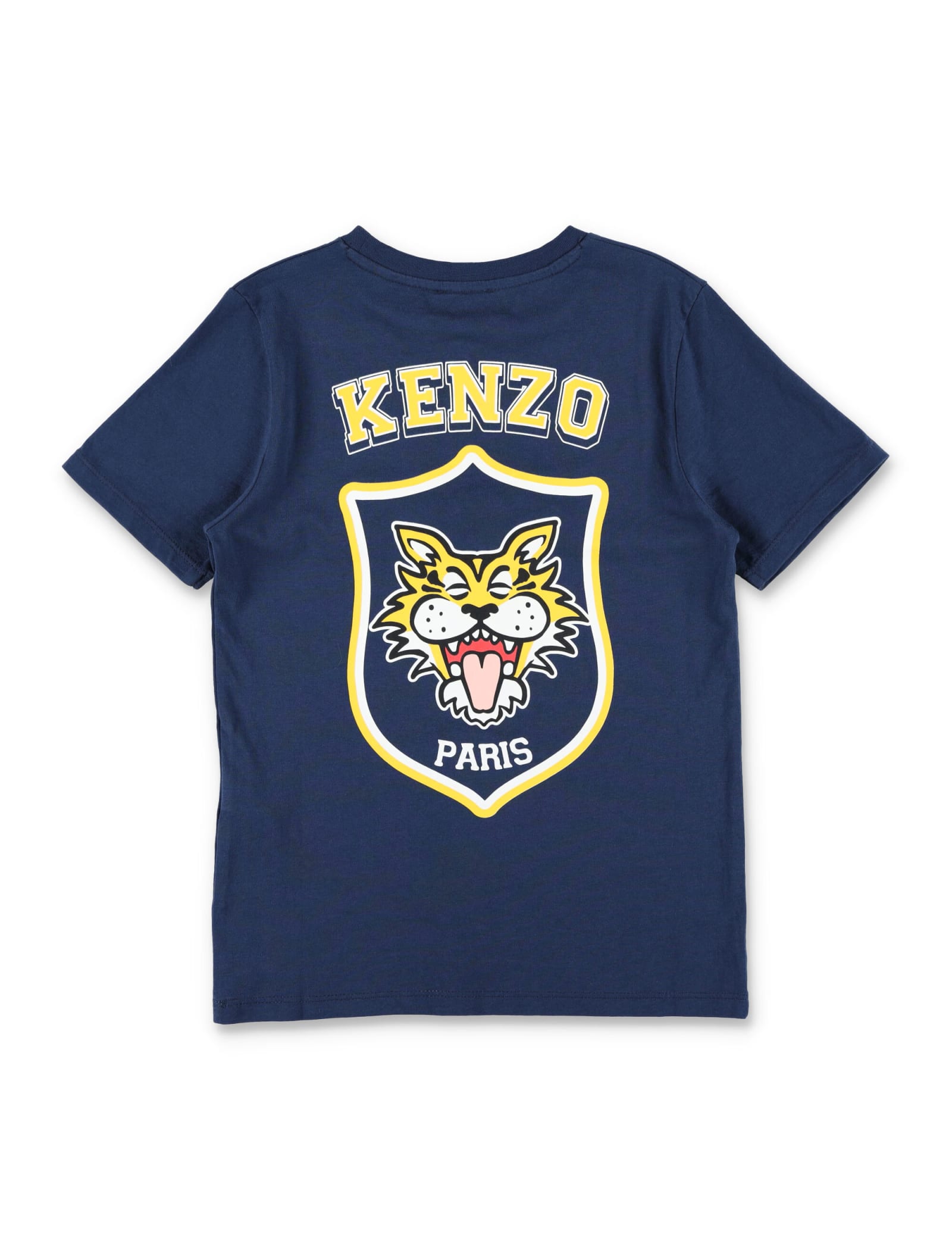 Shop Kenzo Campus T-shirt In Navy