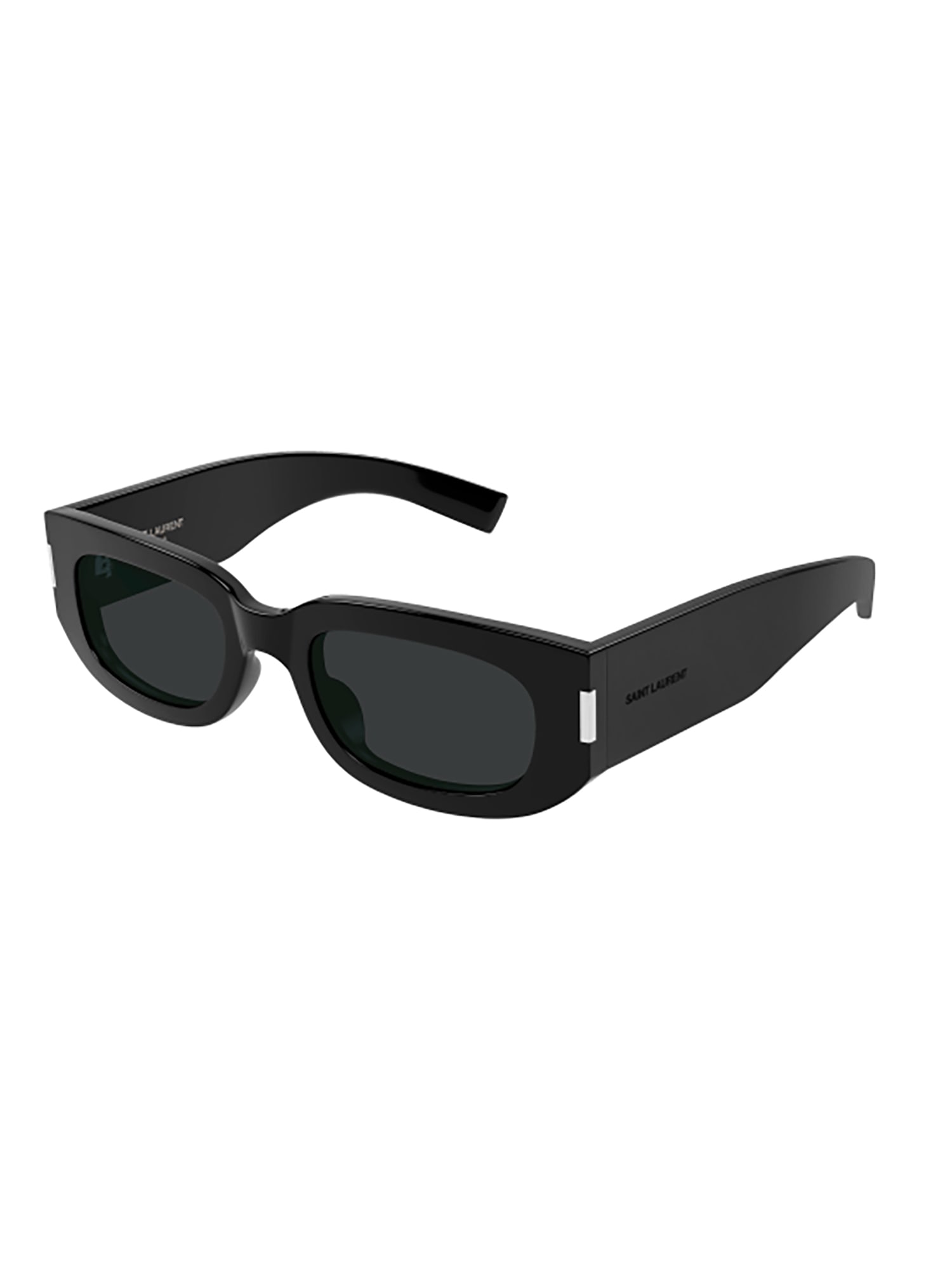 Shop Saint Laurent Sl 697 Sunglasses In Black Black Black