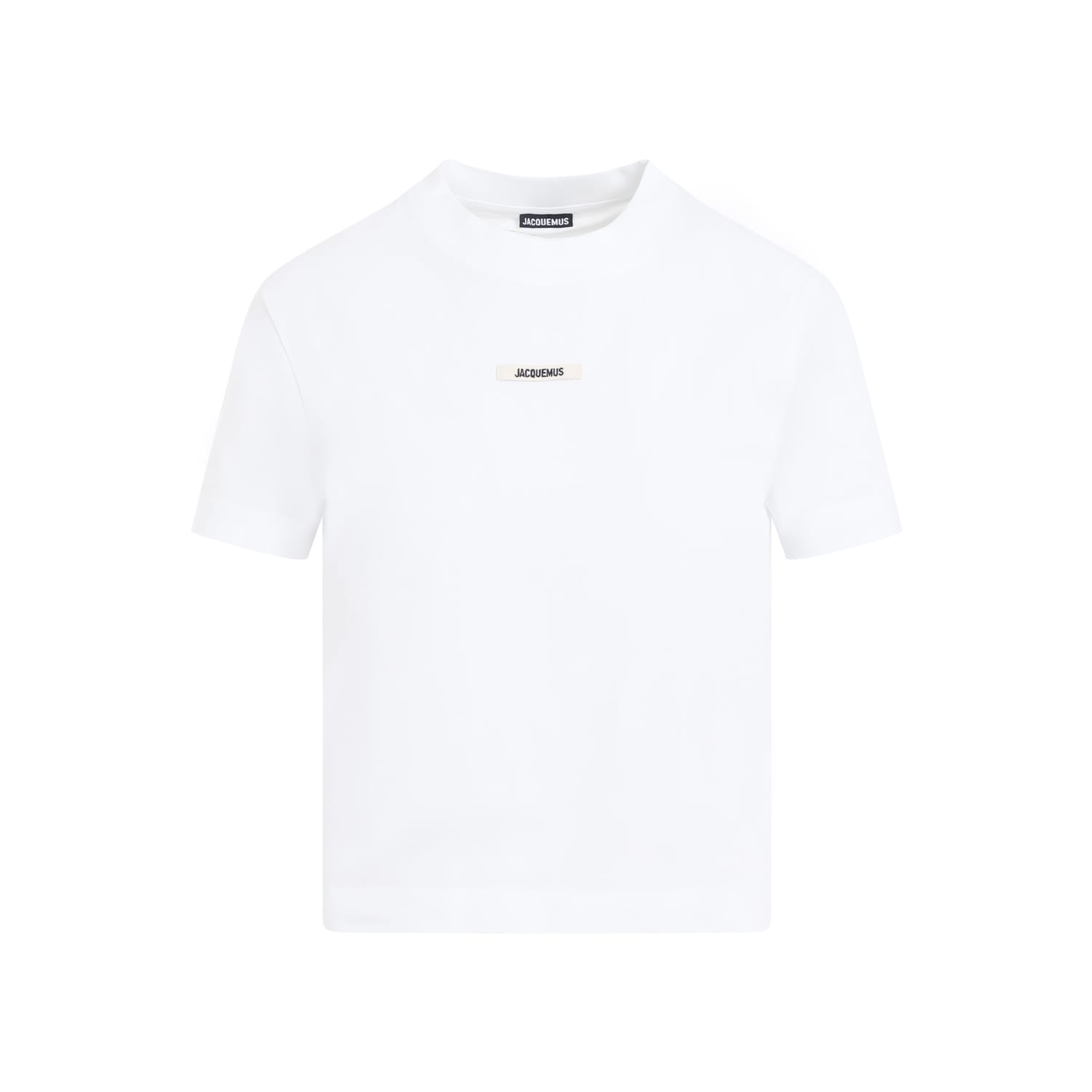 Jacquemus Gros Grain Fitted T-shirt In White