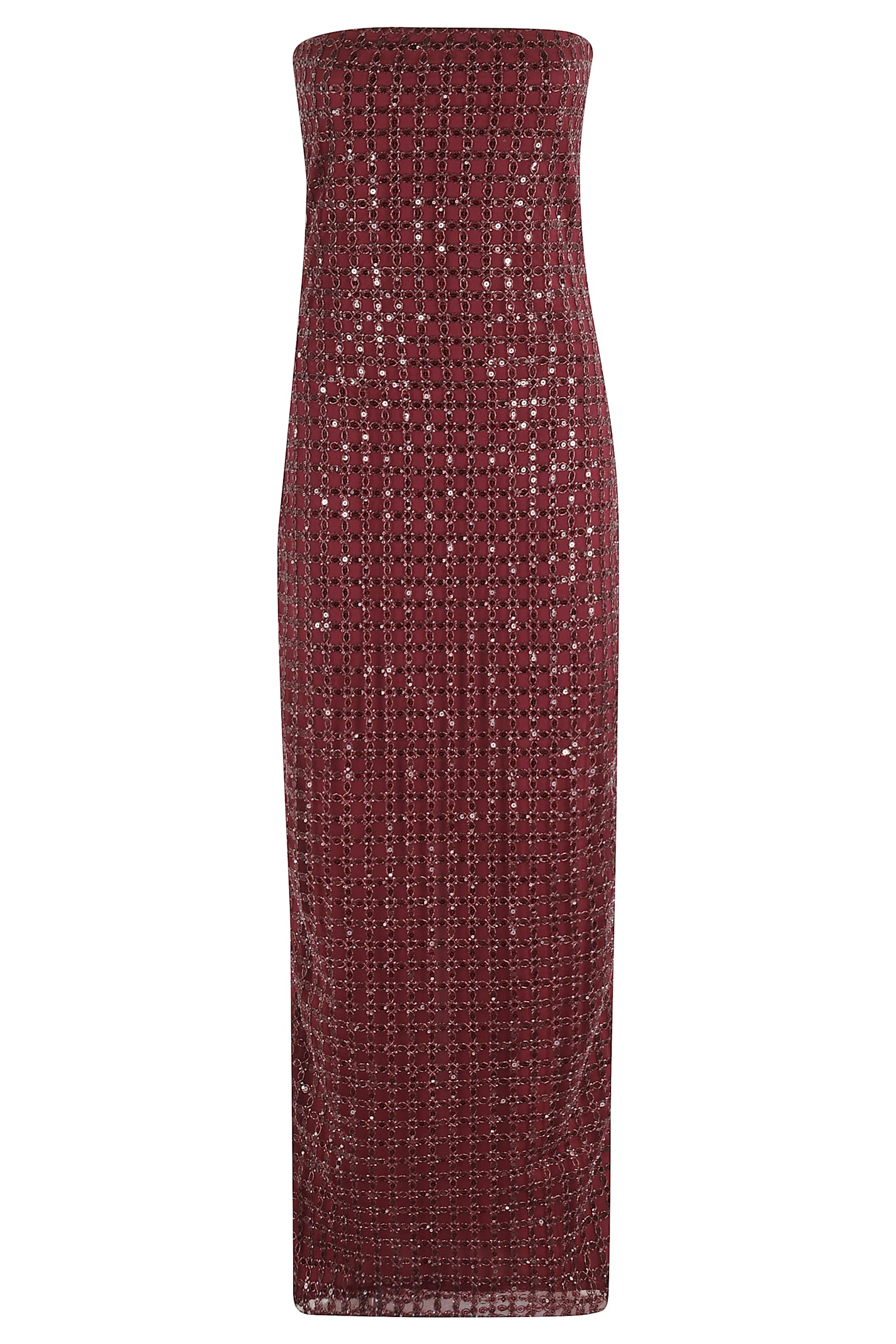 Beaded Maxi Tube Dress