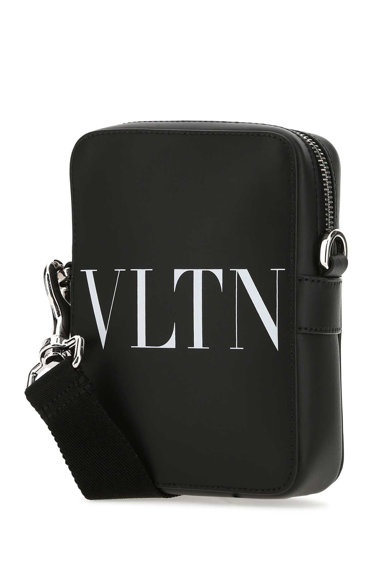 Valentino Garavani Black Leather Crossbody Bag