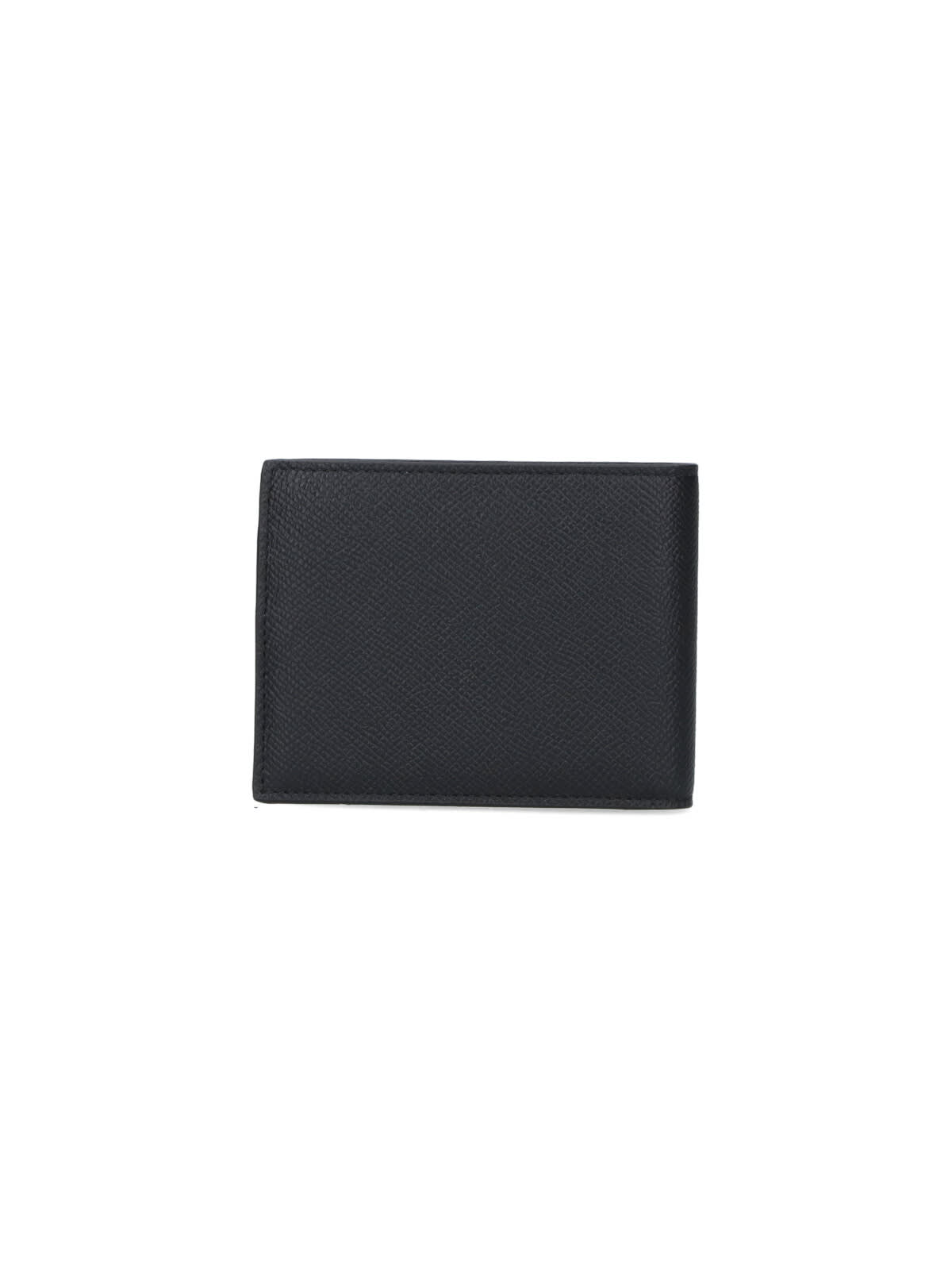 Ferragamo Bi-fold Wallet Gancini In Black