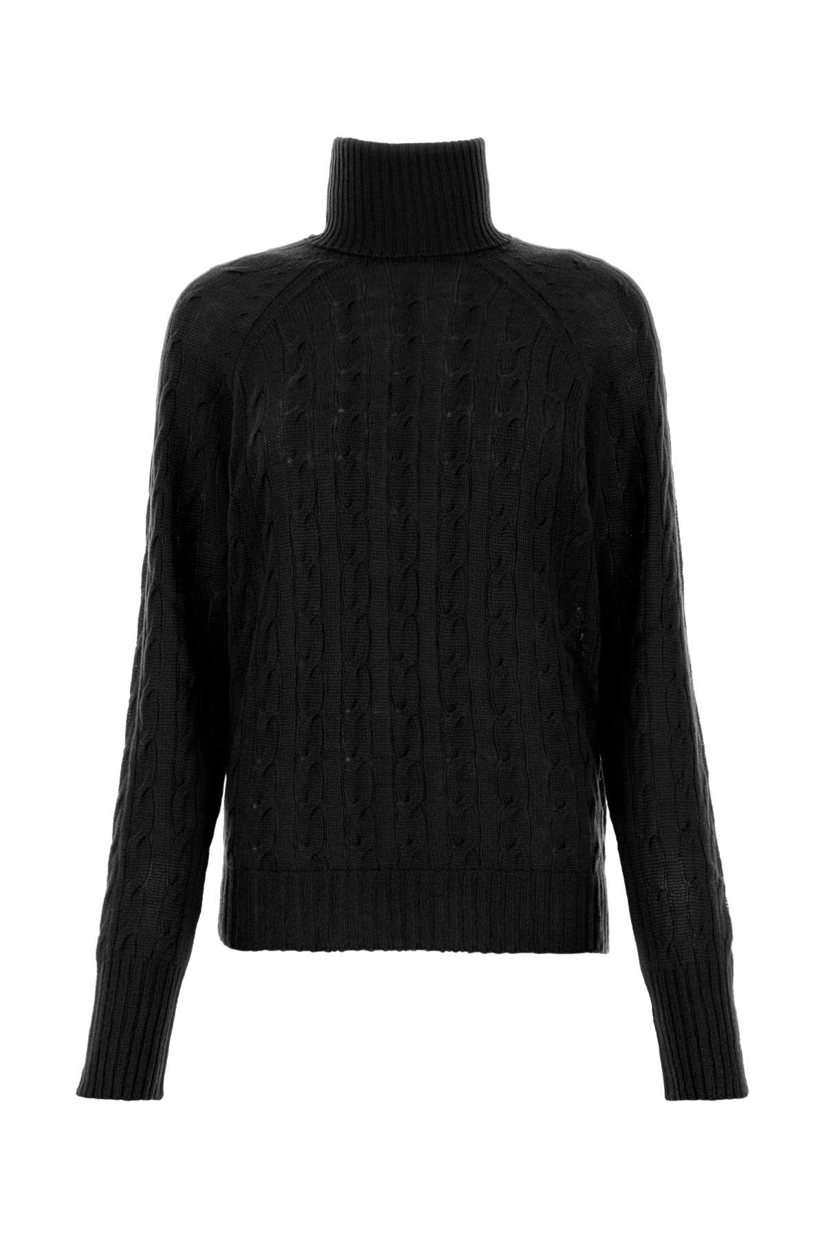 Shop Etro Black Cashmere Sweater