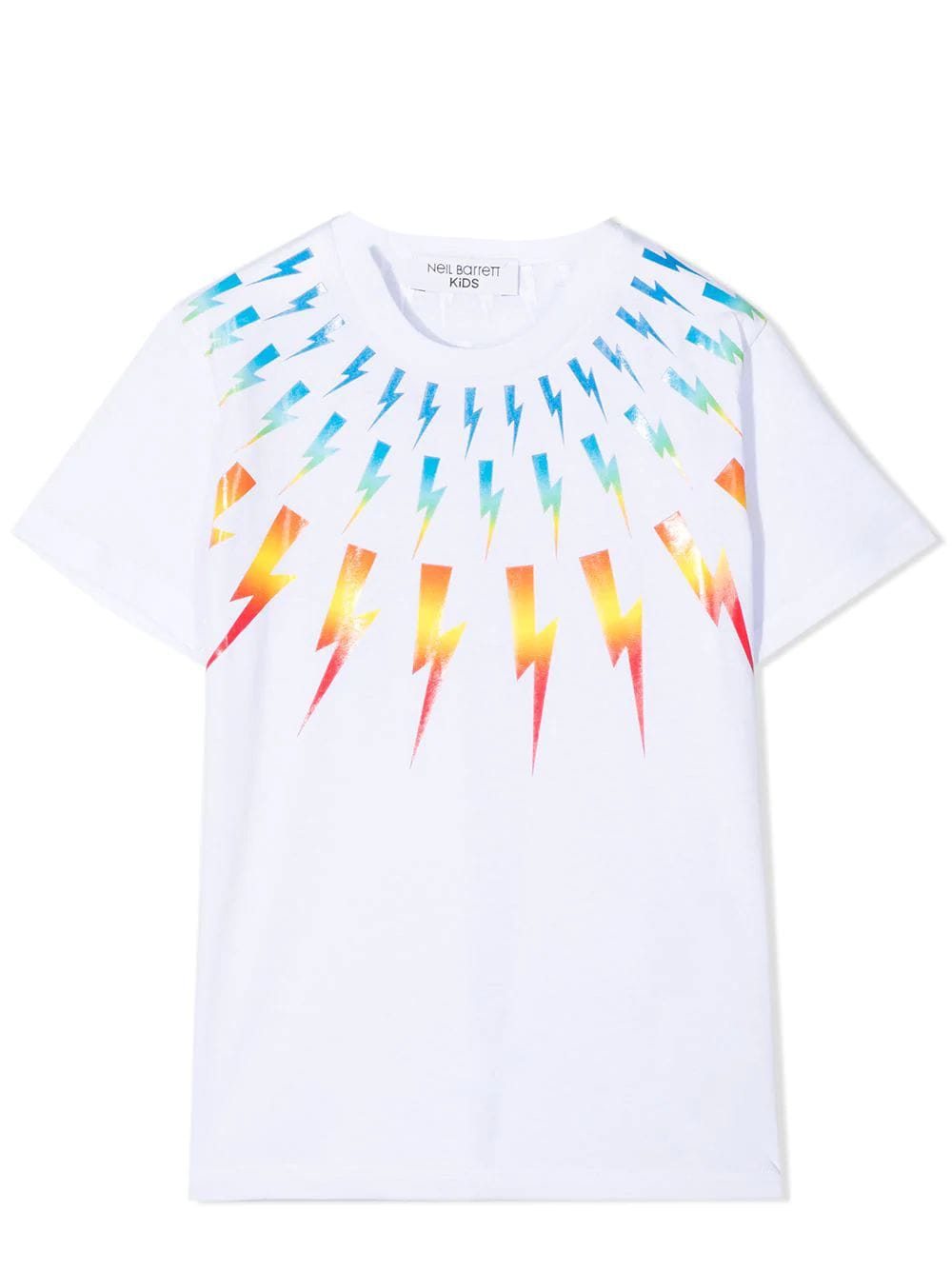 Click to view more detailed imagery on our partner's website Neil Barrett Kids' Print-shirt In White