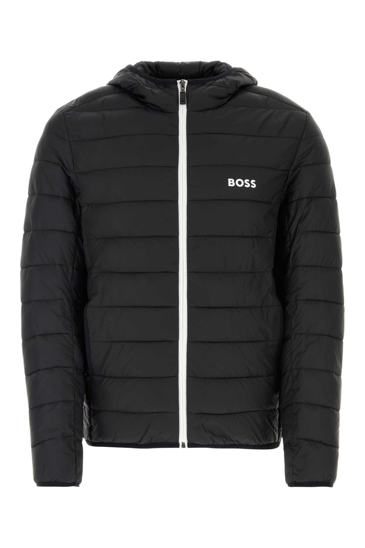 Black Nylon Padded Jacket