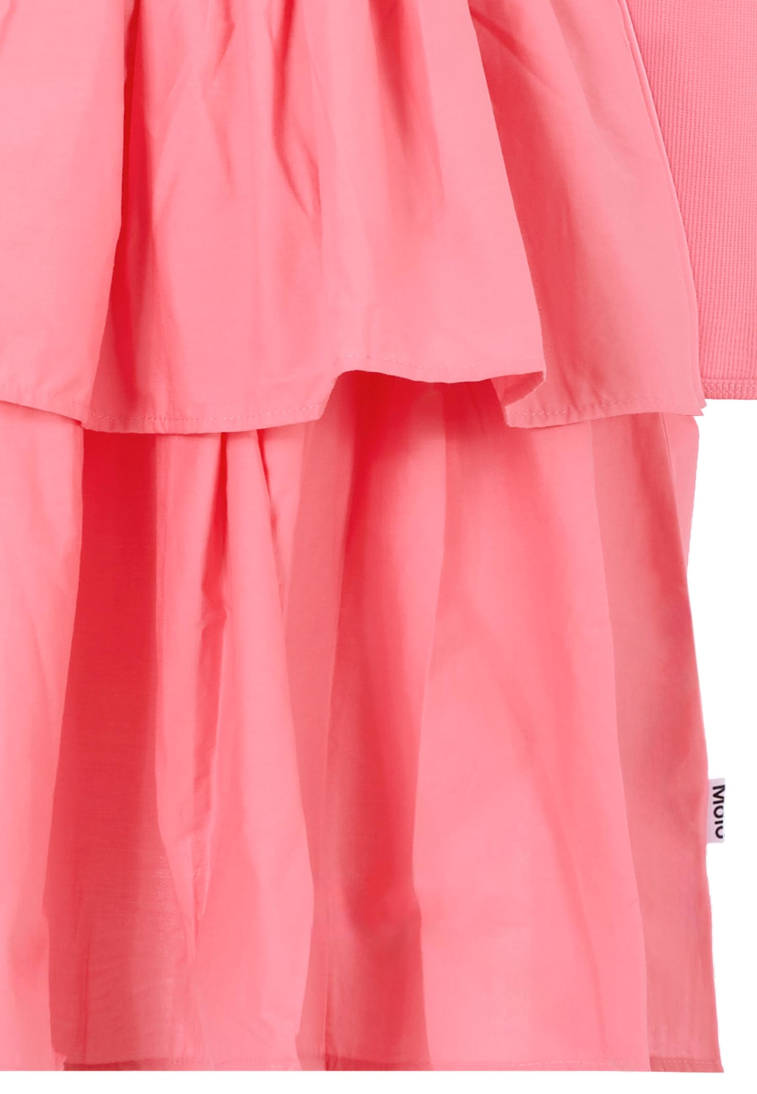 Molo Pink Dress For Girl In Pink